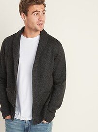 The Mens Store Mens Raisin Shawl Neck Sweater XX Large