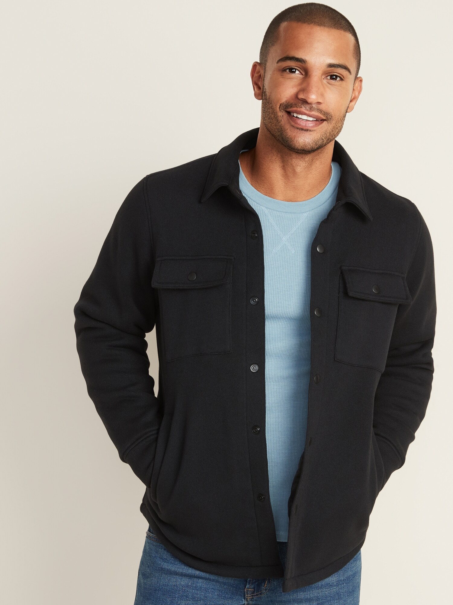 old navy men's fleece pullover