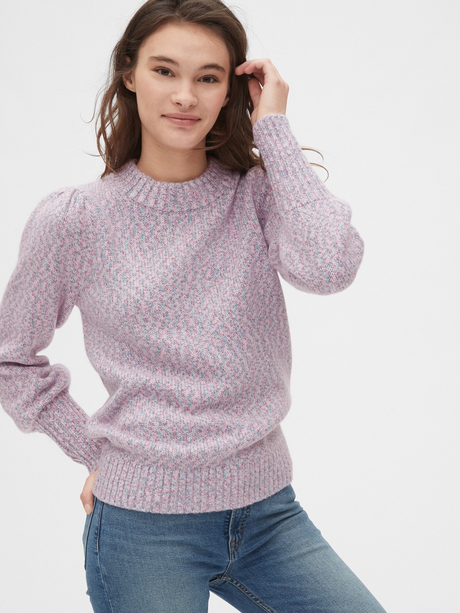 gap balloon sleeve sweater