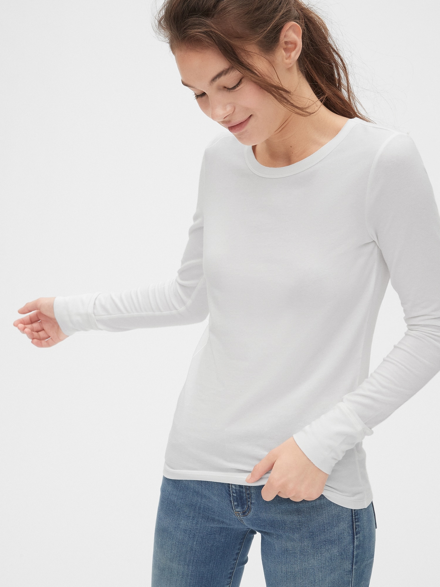 featherweight long sleeve knit