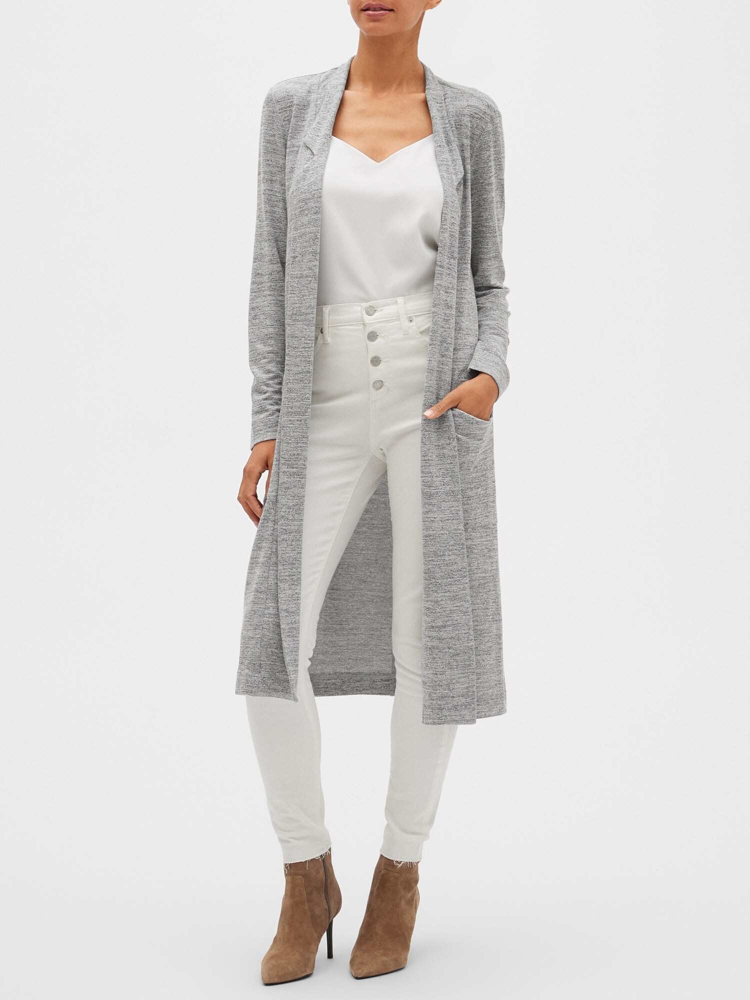 gap duster cardigan