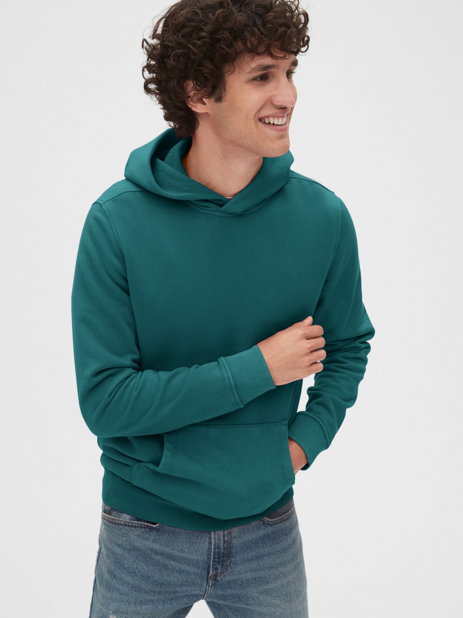 dark green gap hoodie
