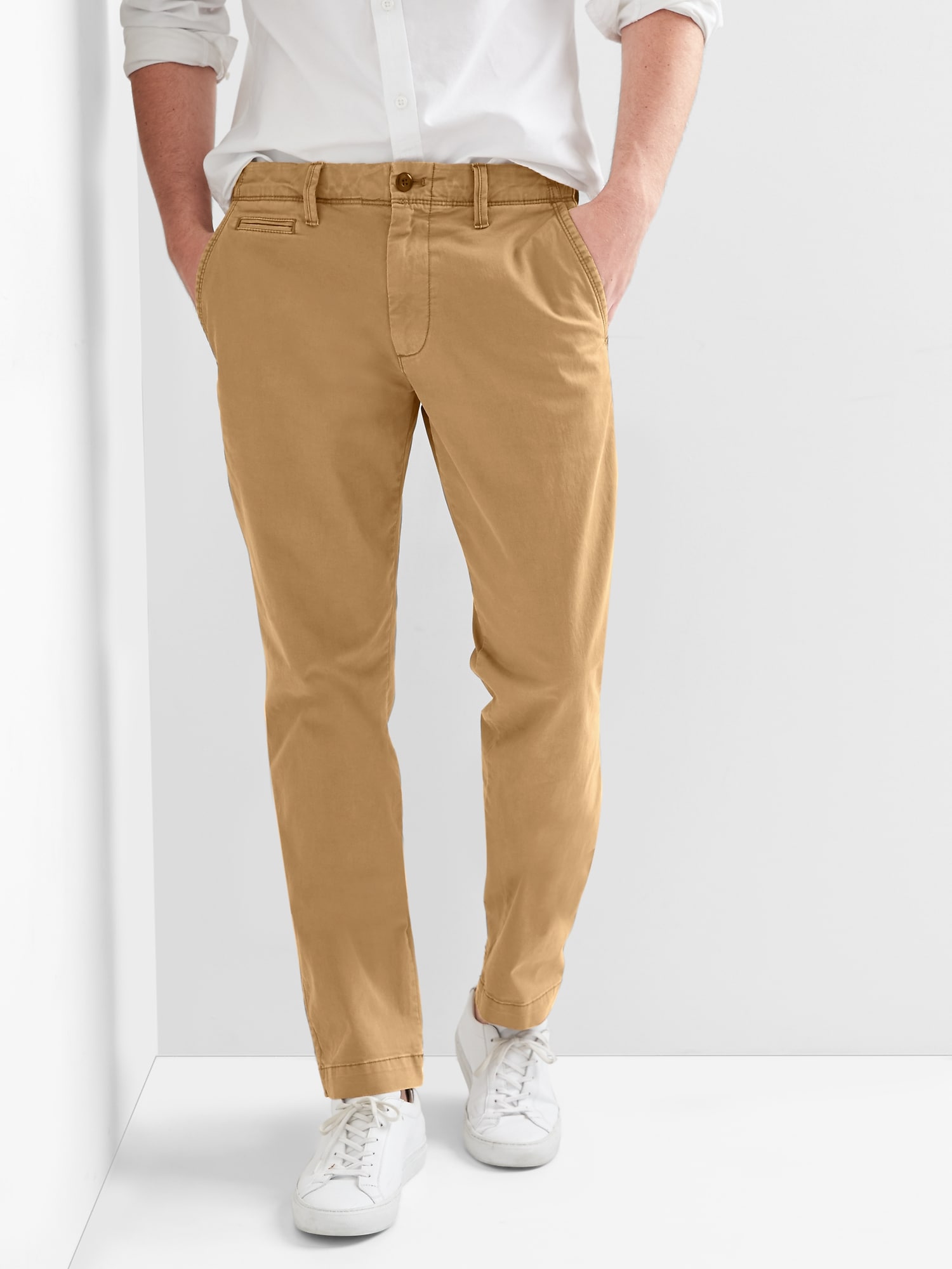 gap lived in tapered khaki