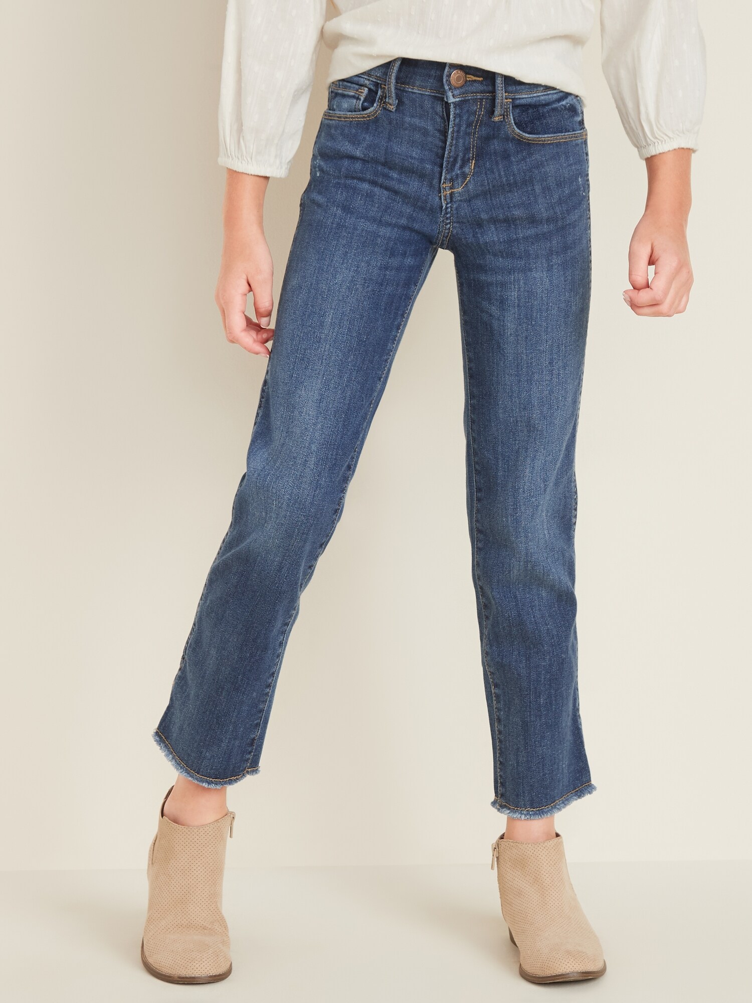 gap frayed hem jeans