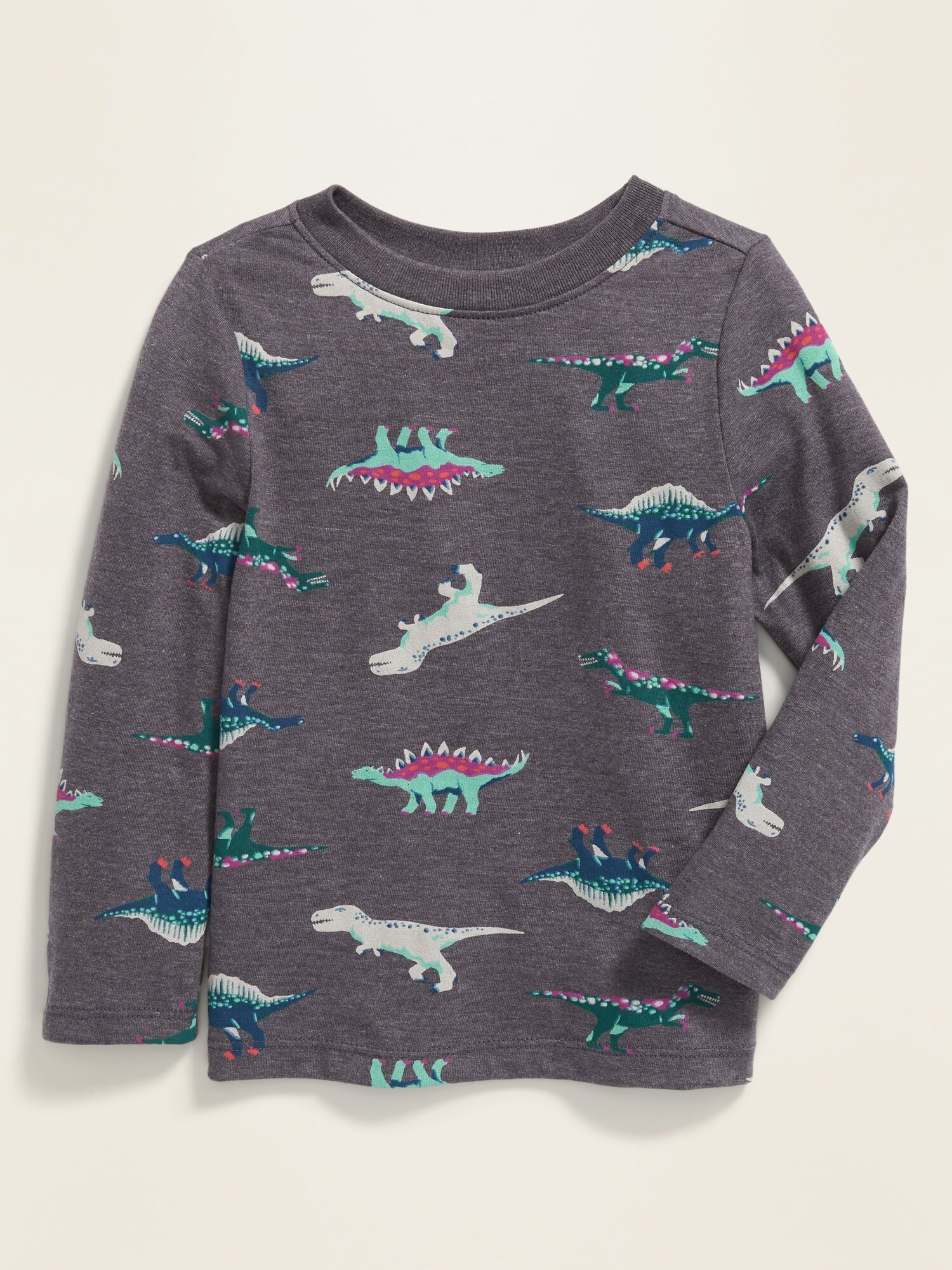 Printed Long-Sleeve Tee for Toddler Boys