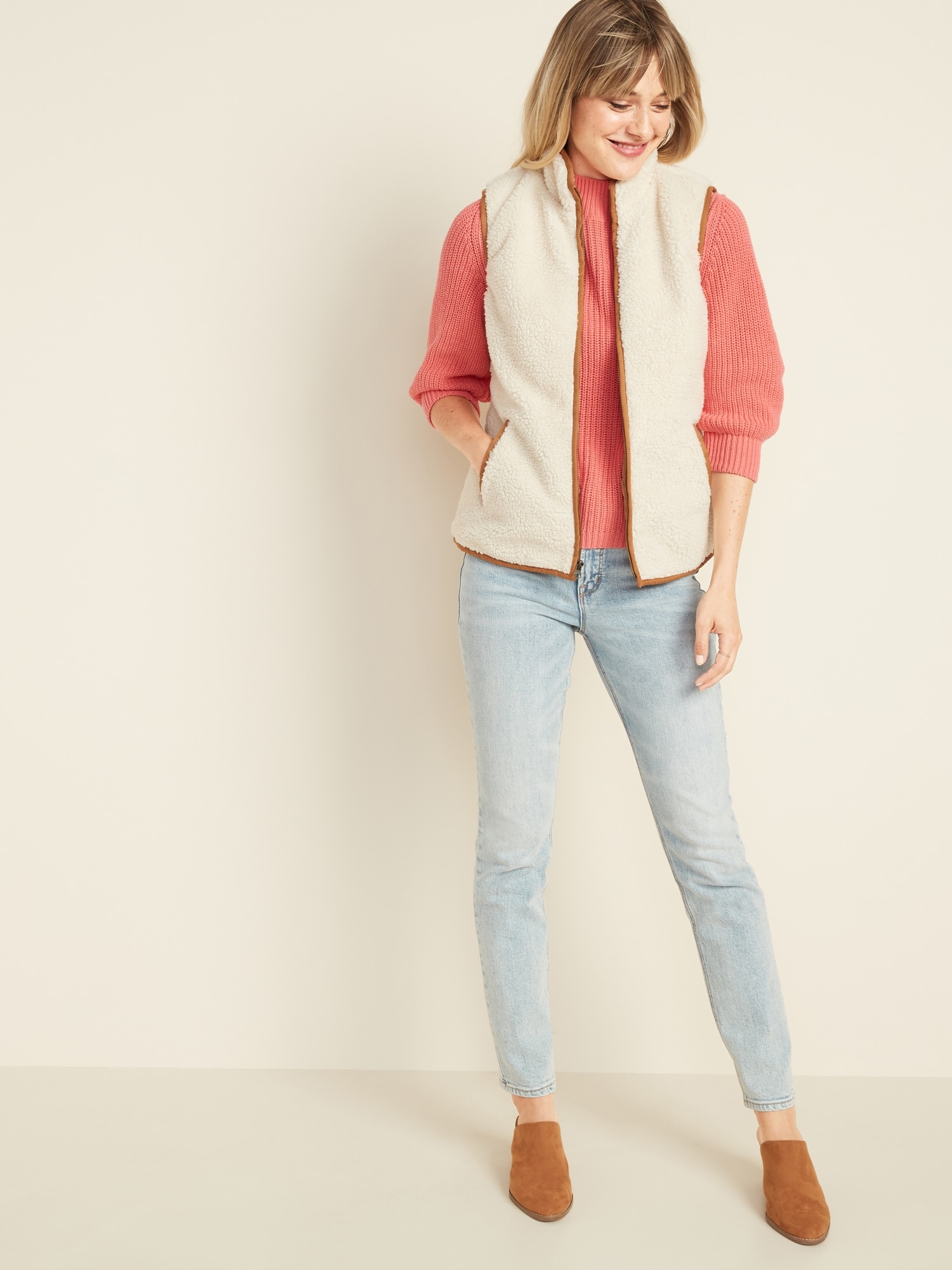 gap womens sherpa jacket