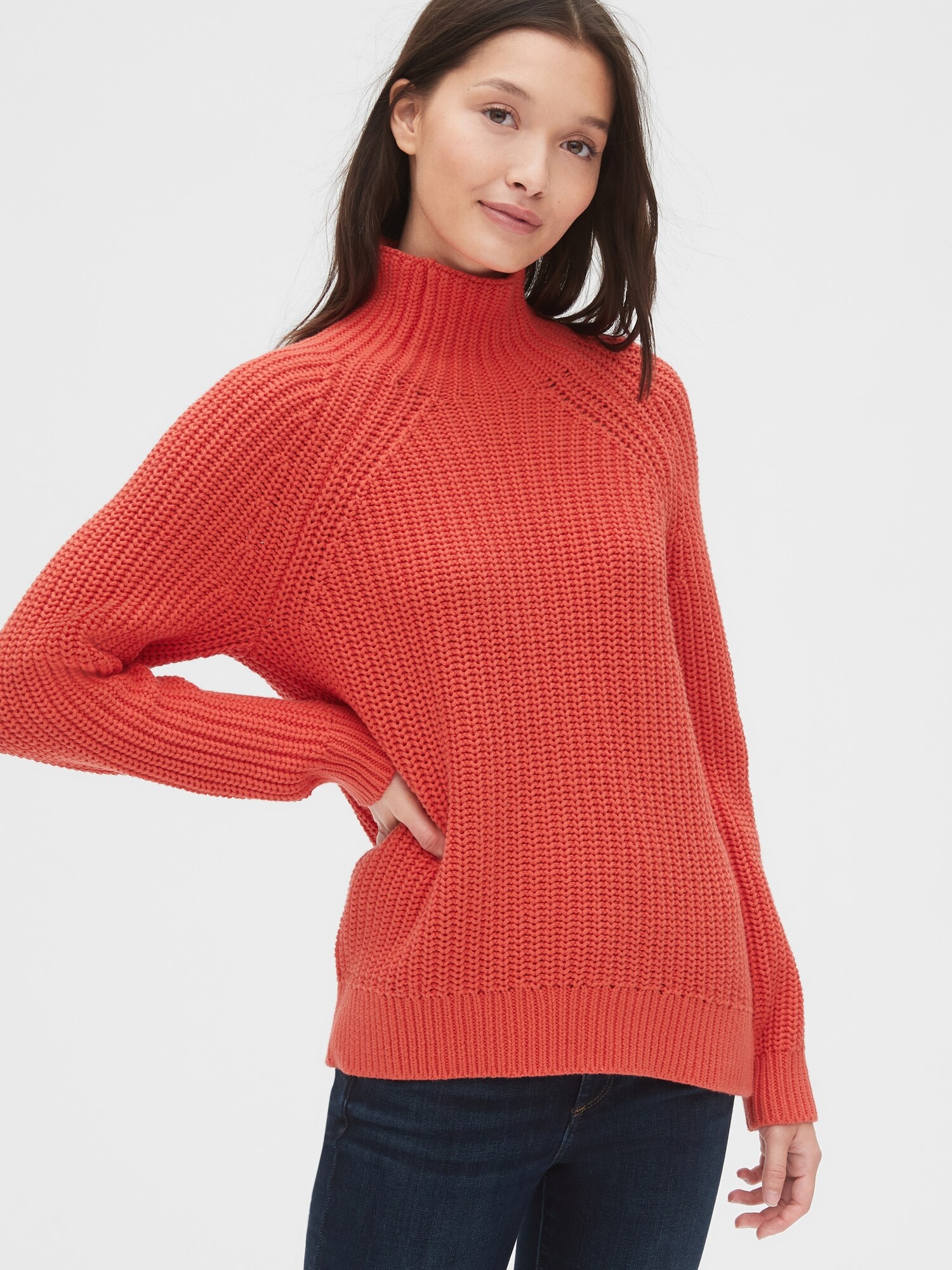 gap shaker stitch turtleneck sweater