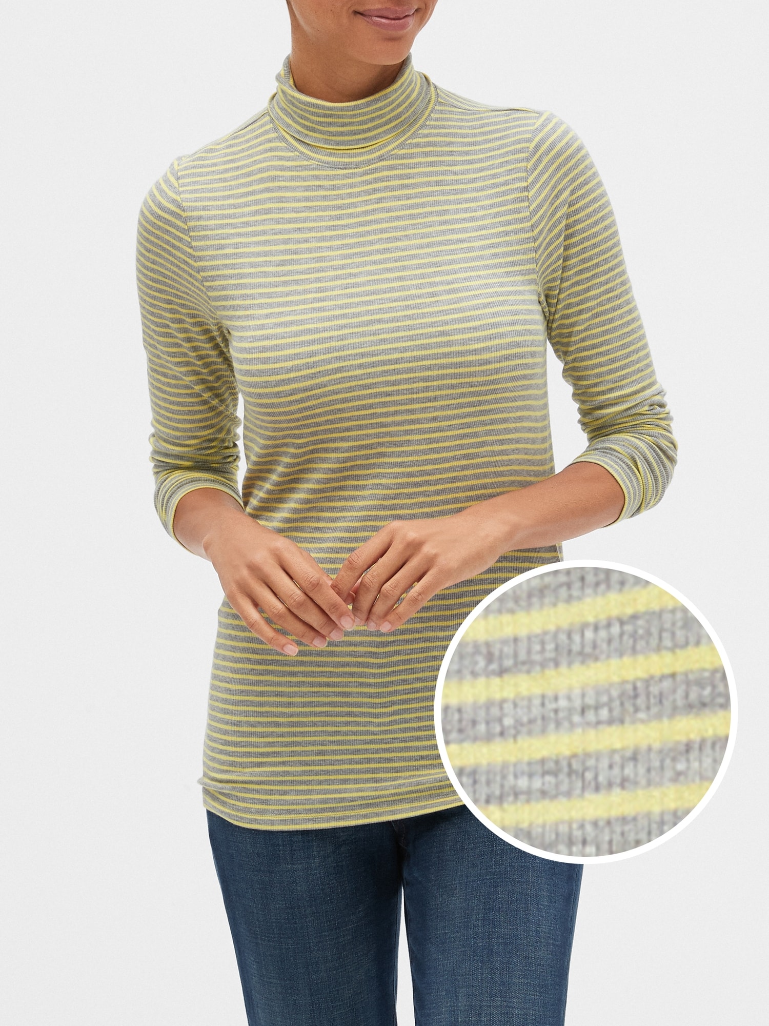 gap striped turtleneck