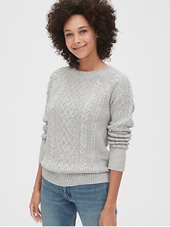 gap cable knit jumper