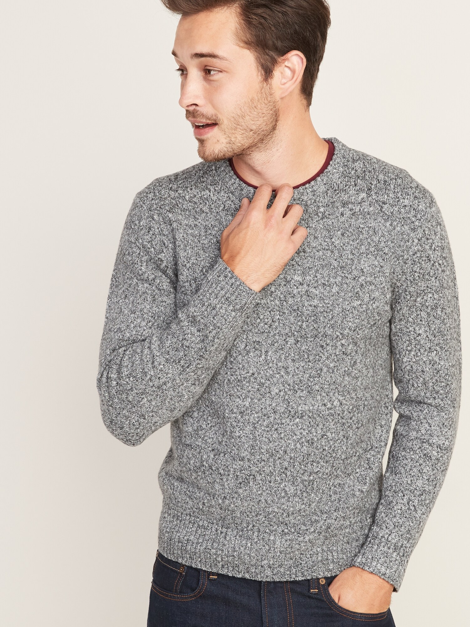 old navy mens crew neck sweaters