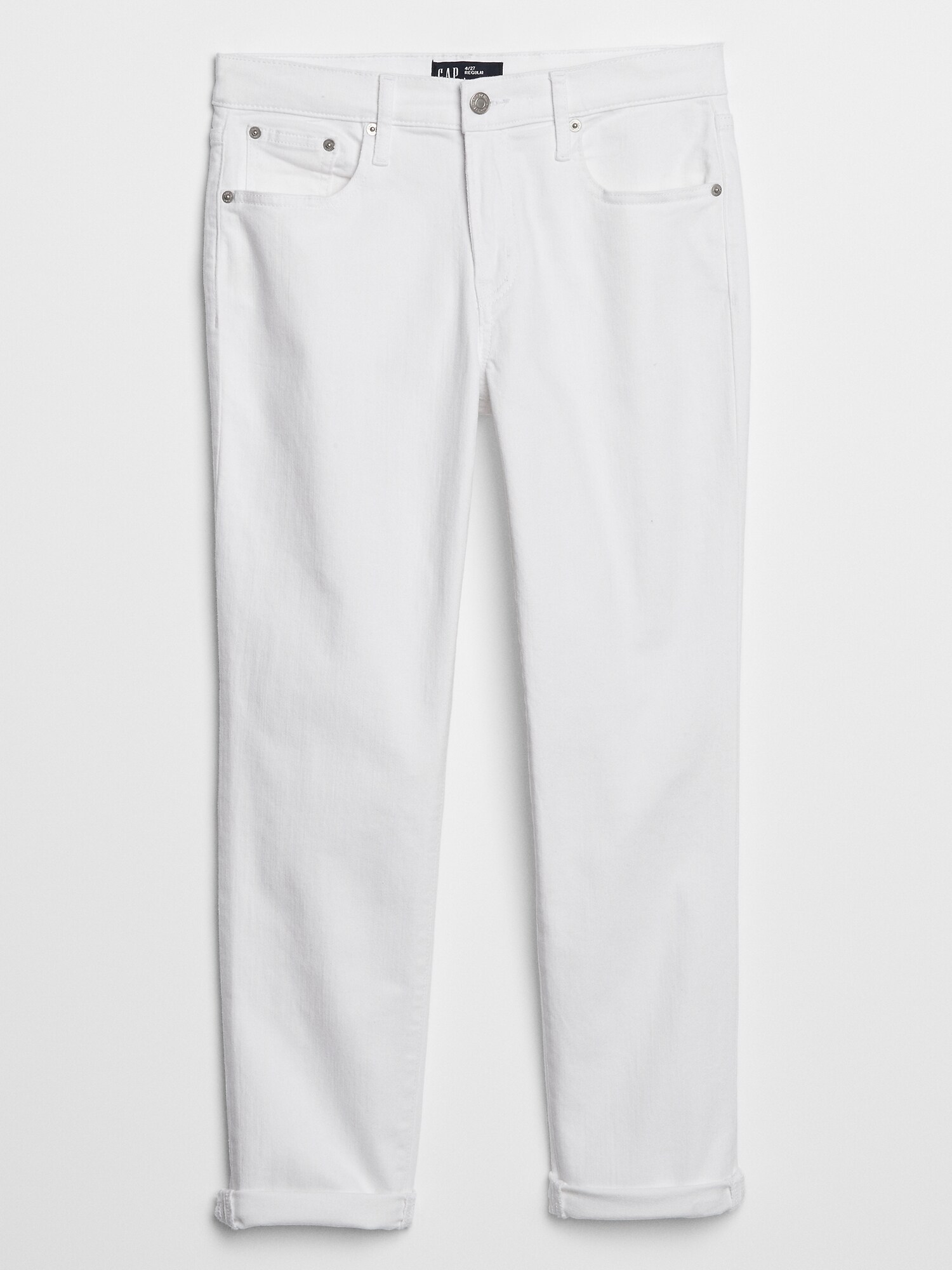 gap white girlfriend jeans