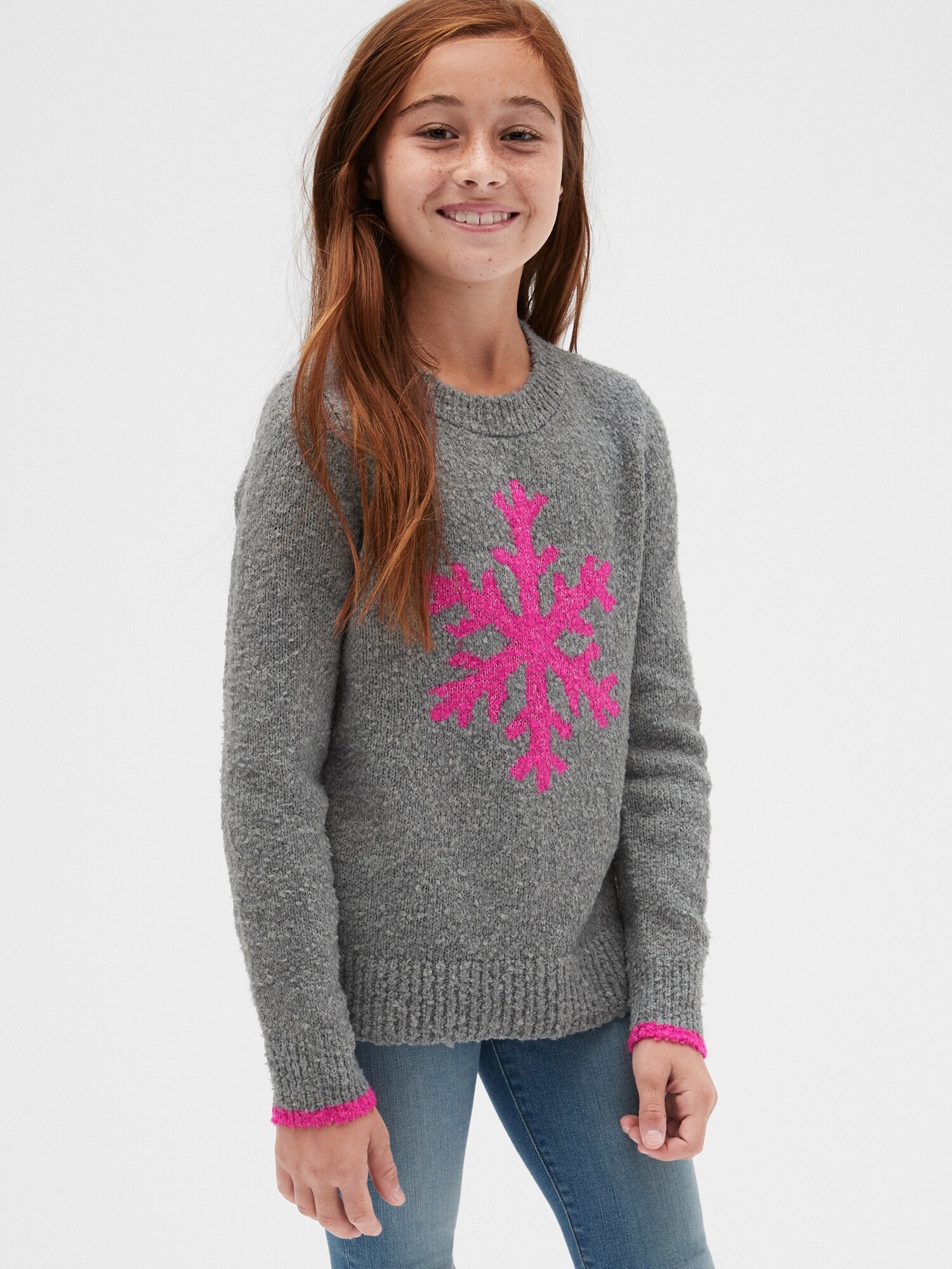 gap snowflake sweater