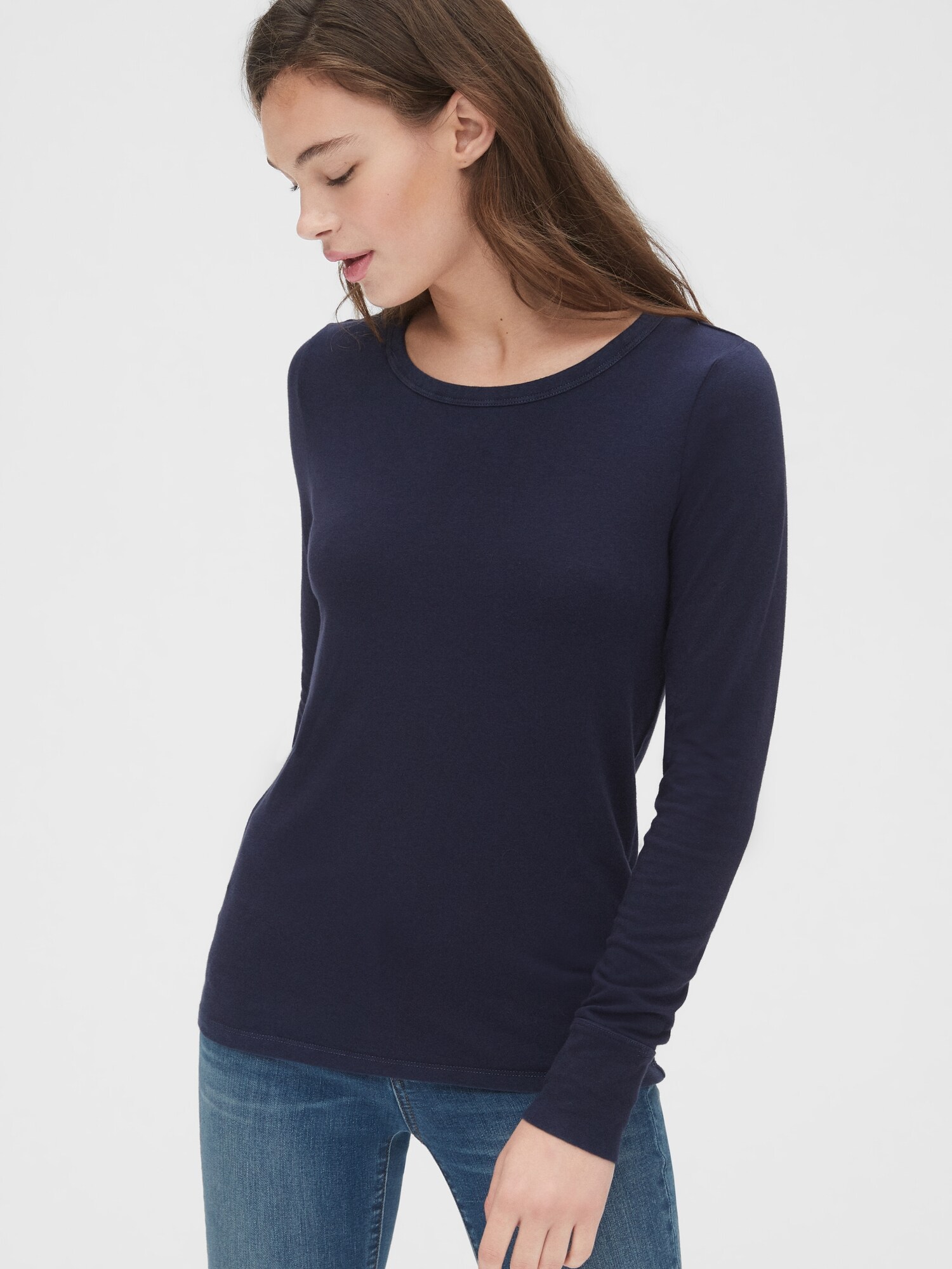 featherweight long sleeve knit