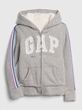 Kids Gap Logo Sherpa Hoodie Sweatshirt GAP