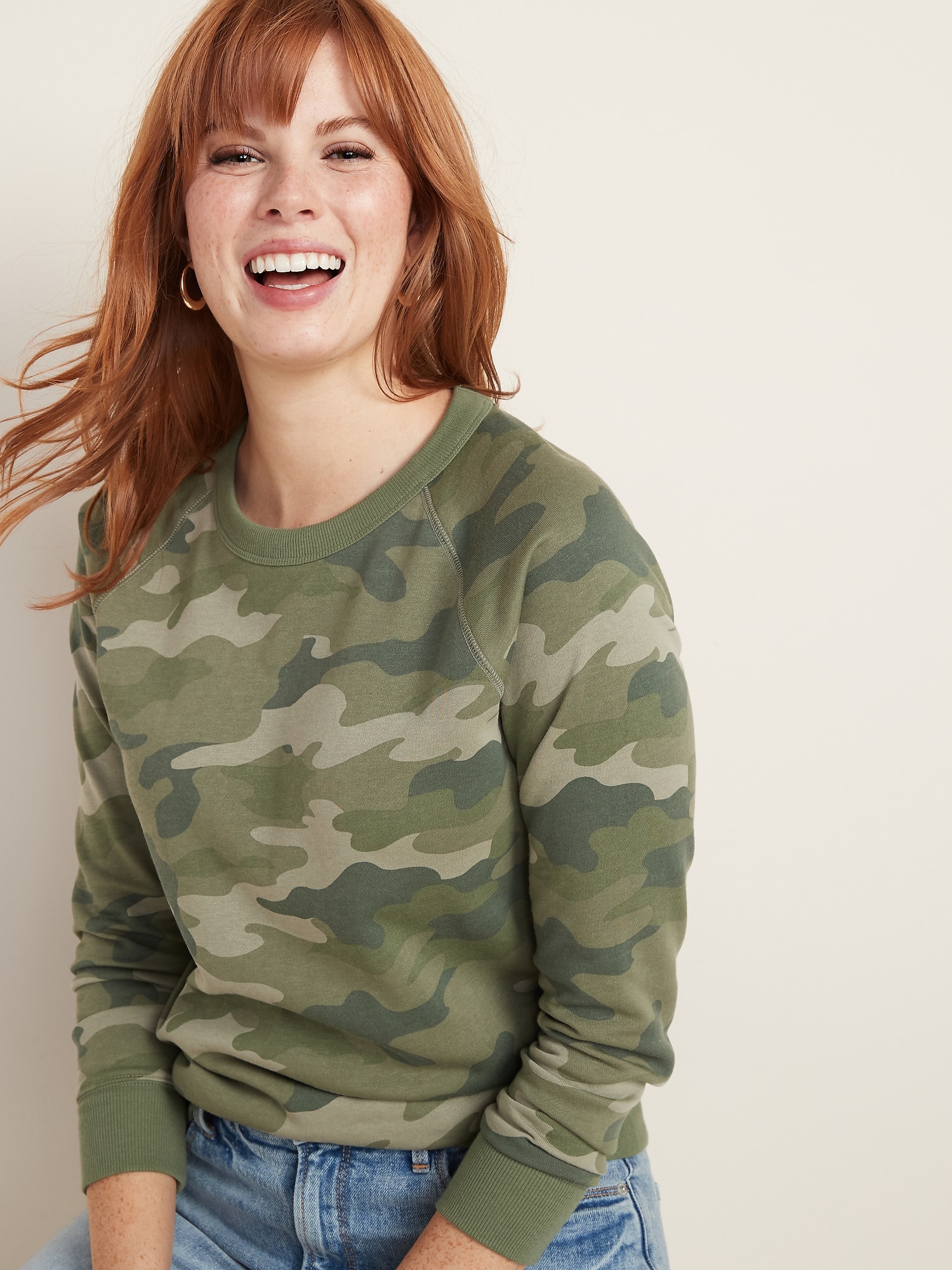 old navy women's crew neck sweatshirt