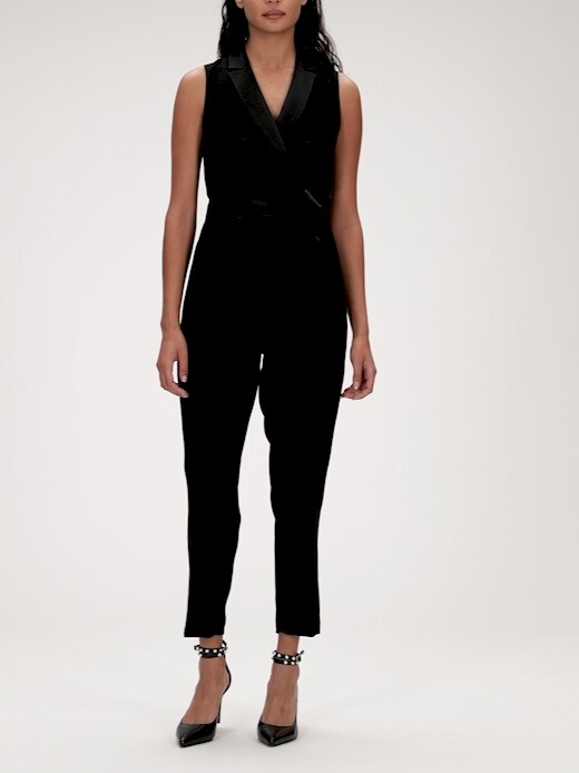 banana republic tuxedo jumpsuit