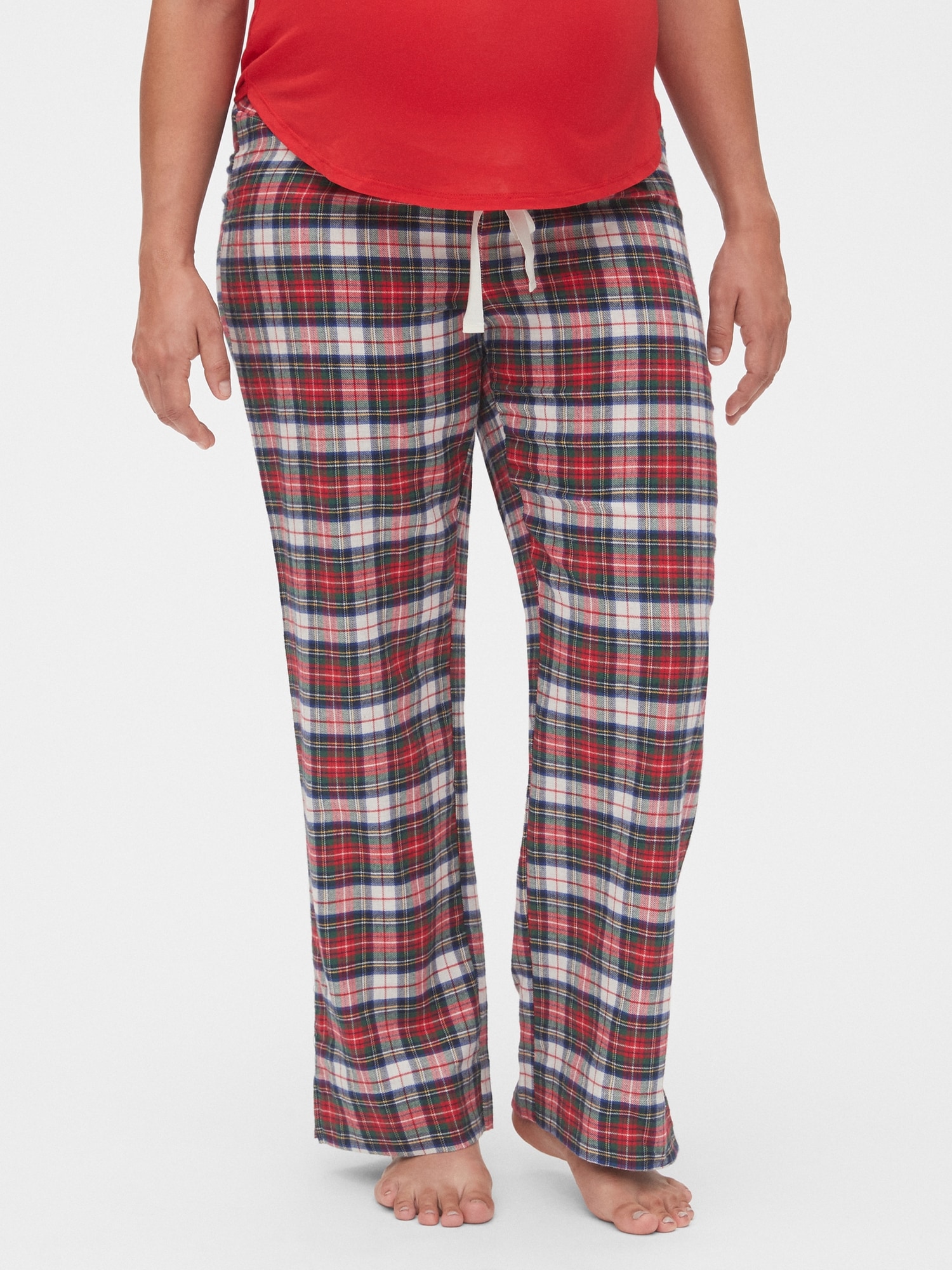 gap flannel pj pants