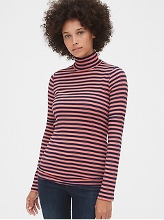 gap striped turtleneck