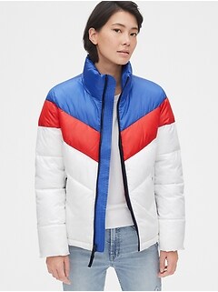 gap ladies puffer coats