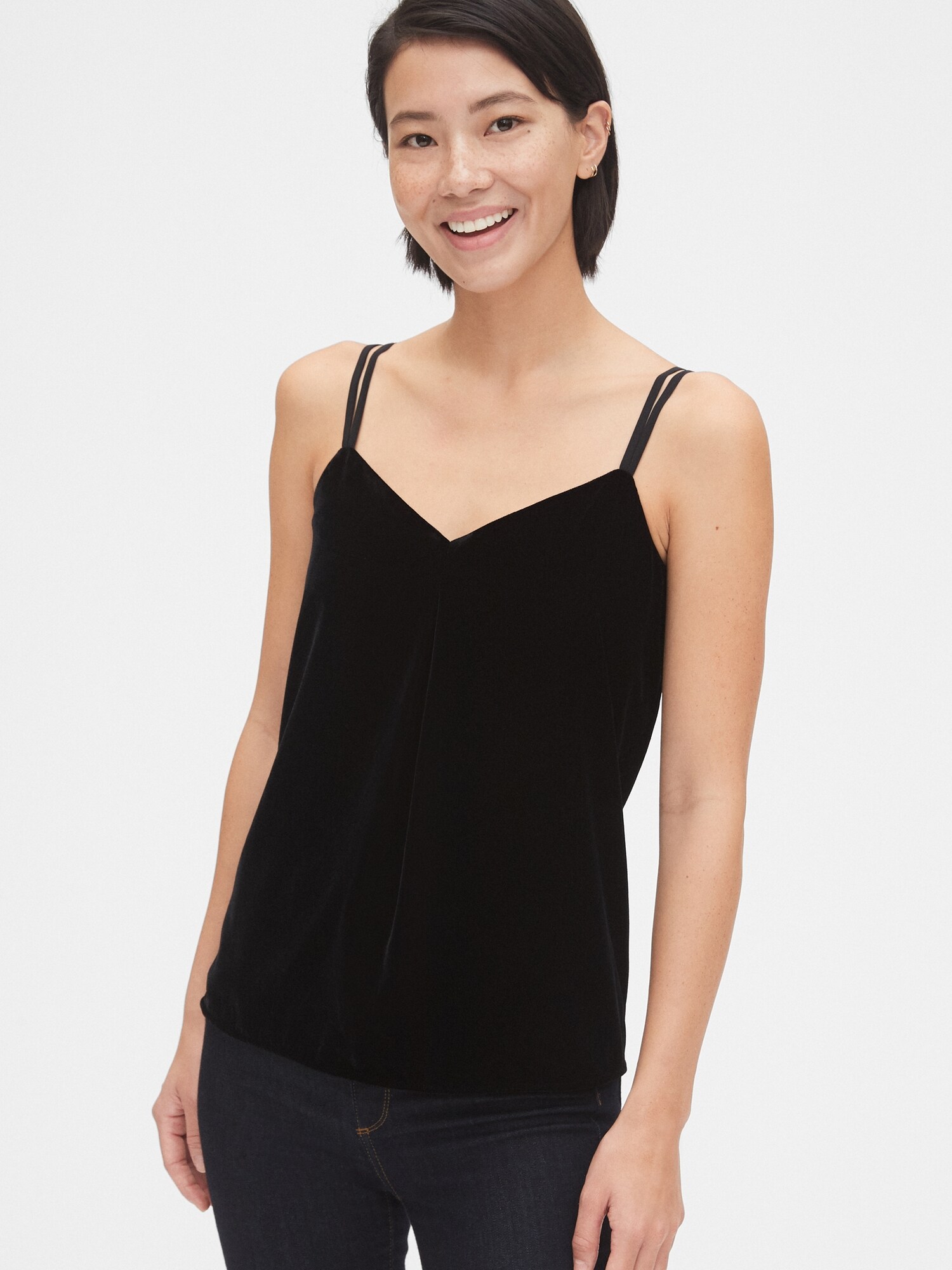 gap strappy cami jumpsuit
