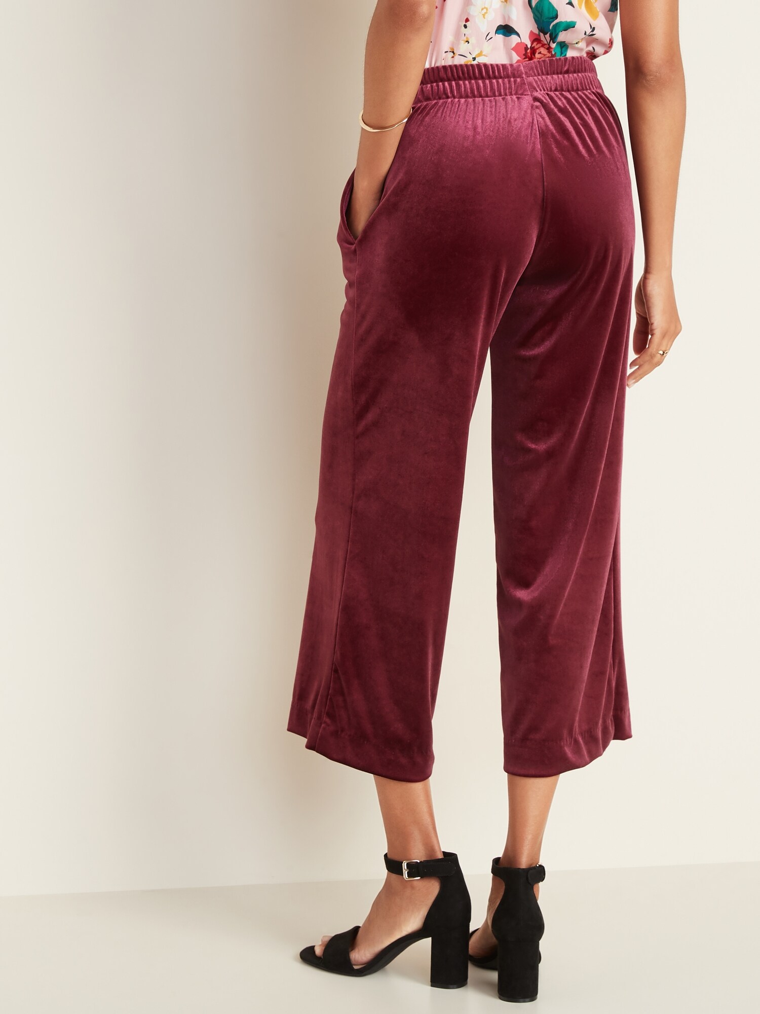 gap velvet pants