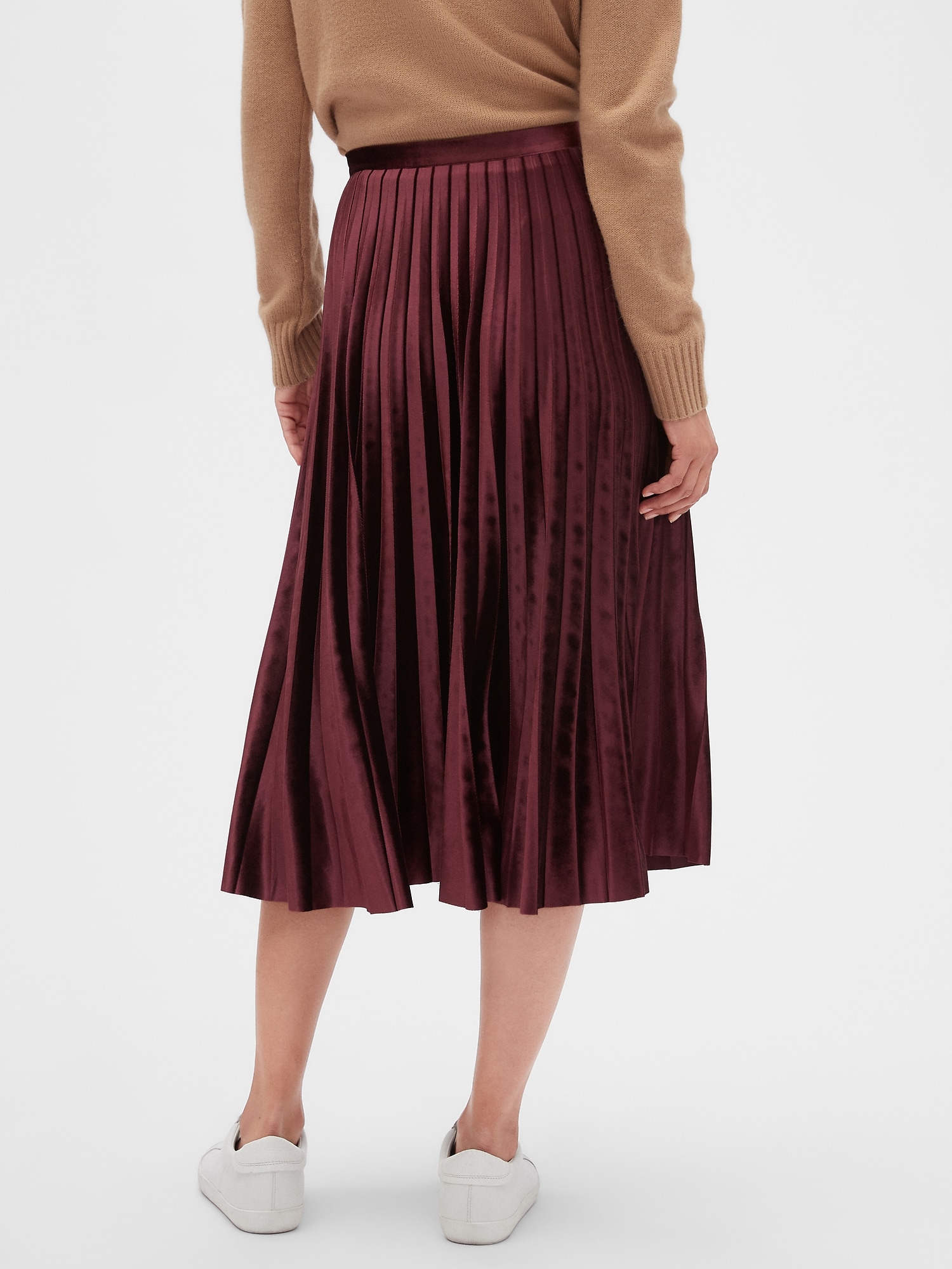 velvet overall skirt