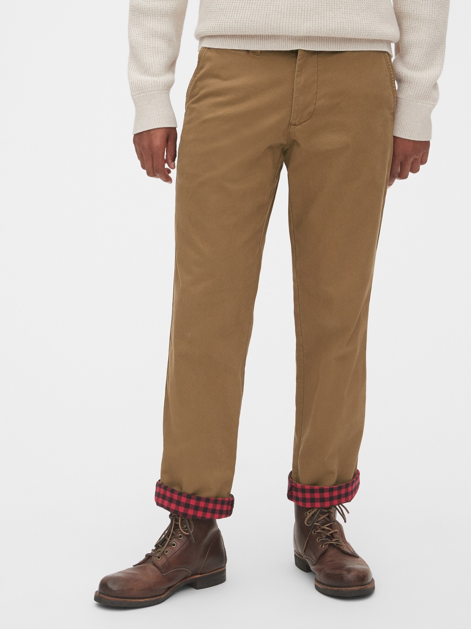 gap lined pants