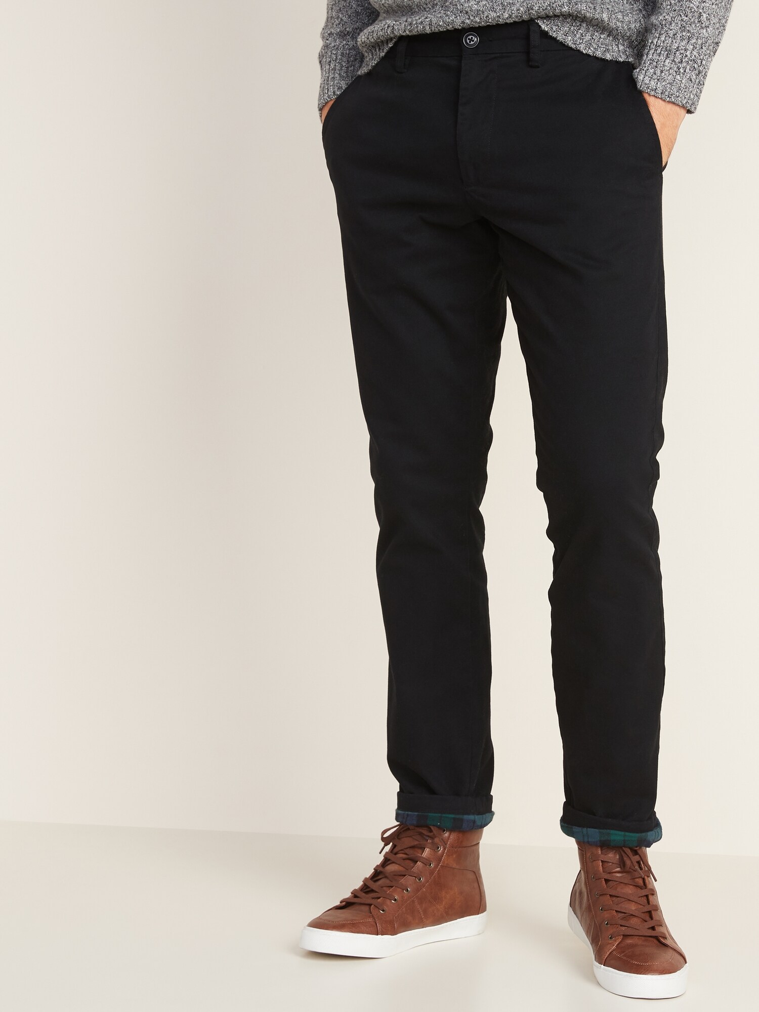 gap flannel lined pants