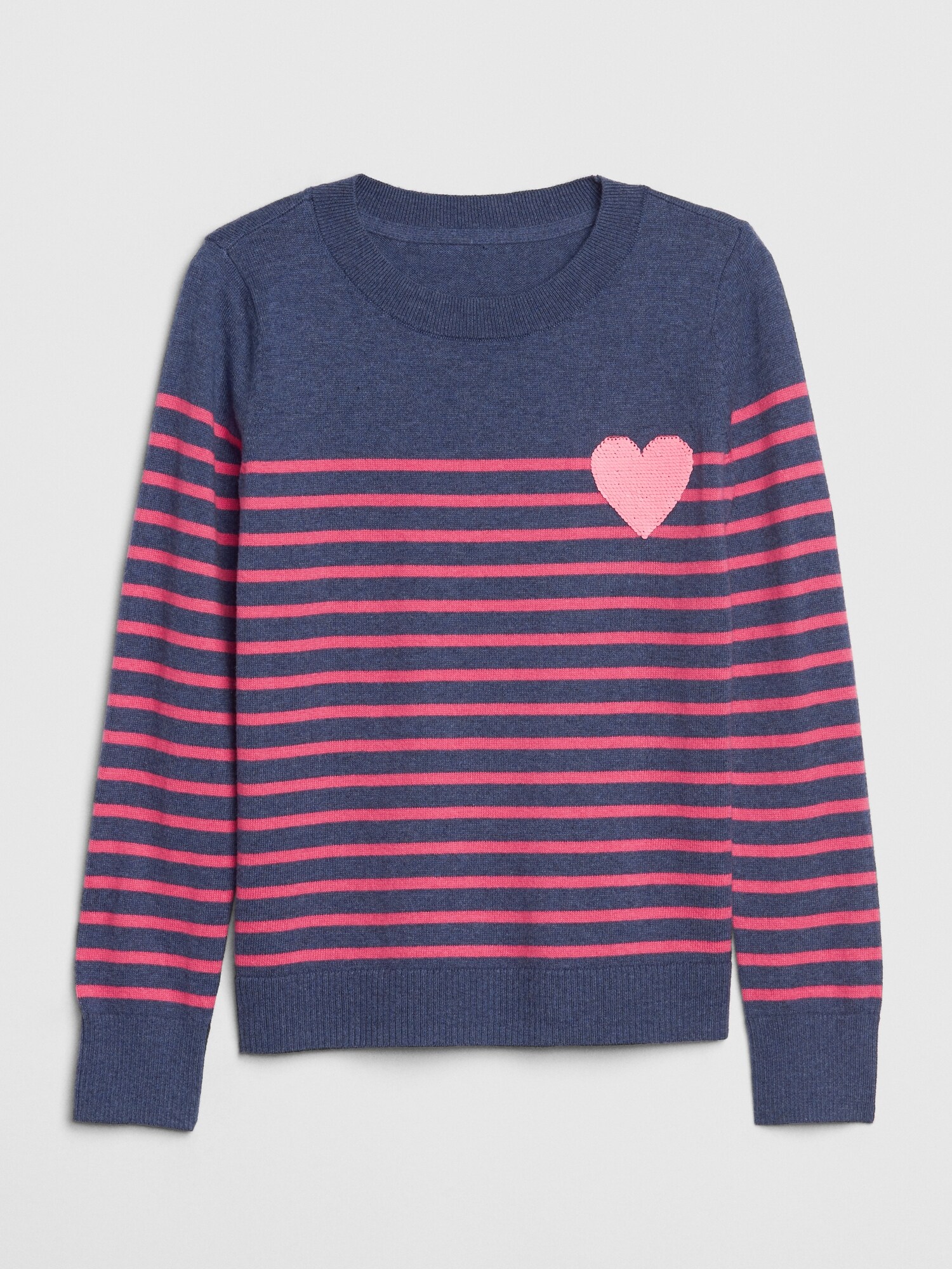 gap heart sweater