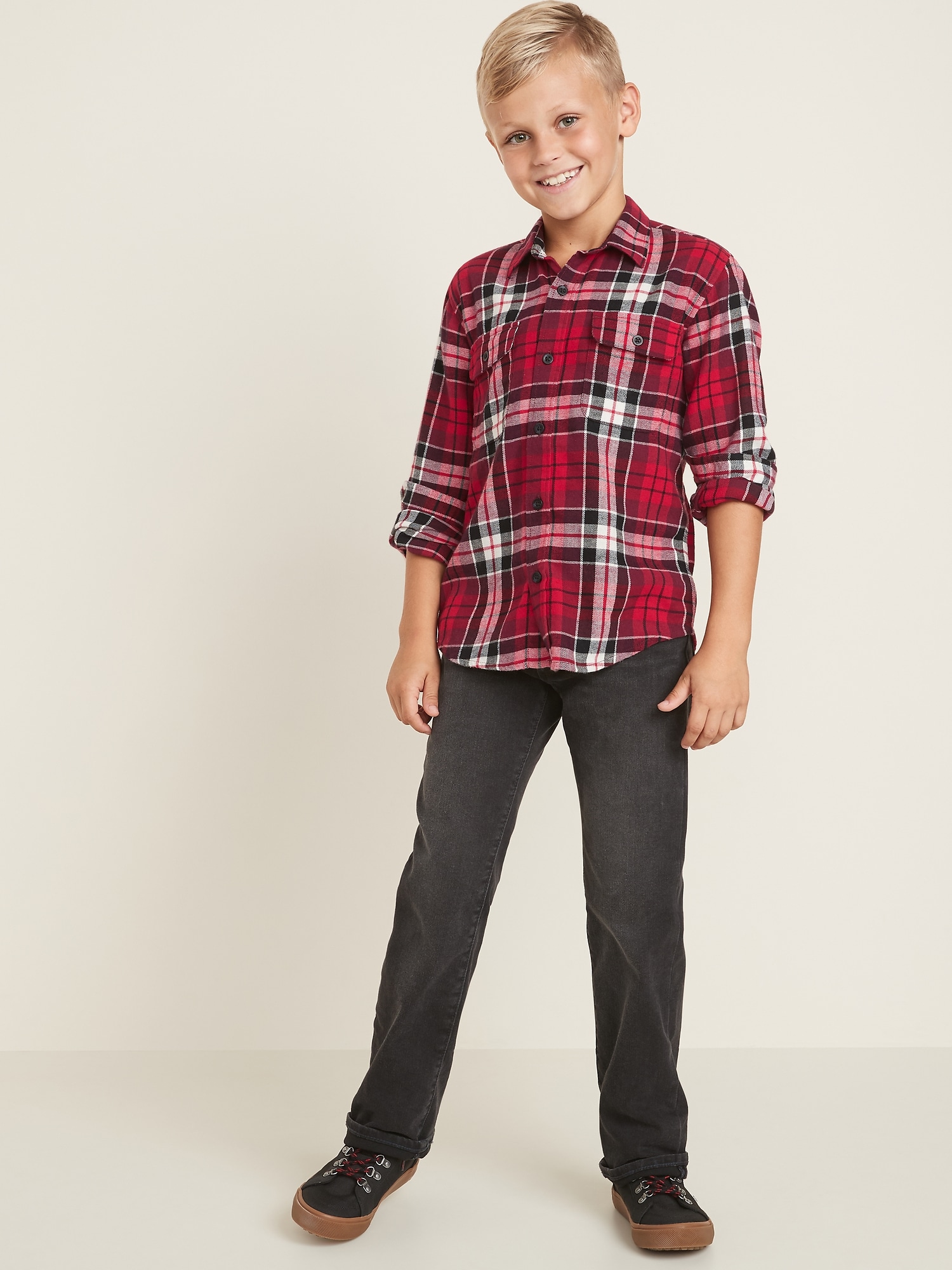 gap kids flannel