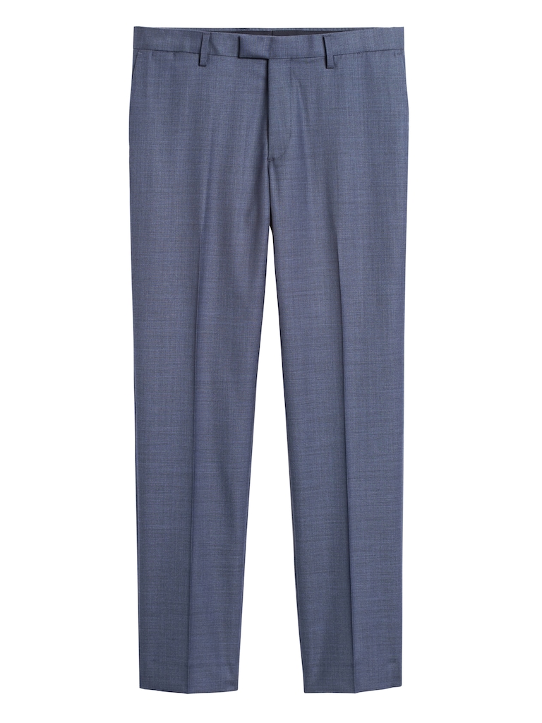 Slim Sharkskin Suit Pant
