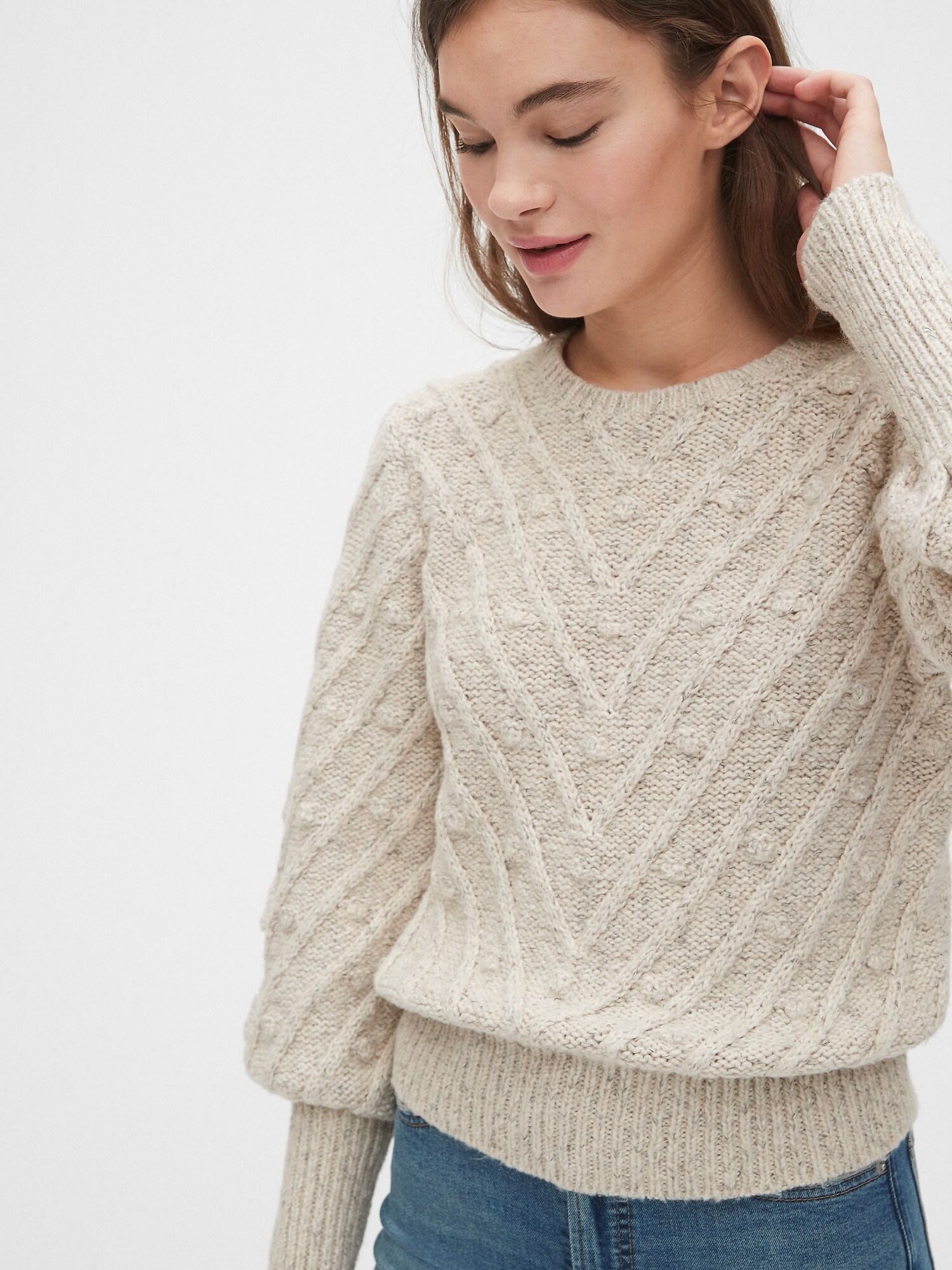 gap balloon sleeve sweater