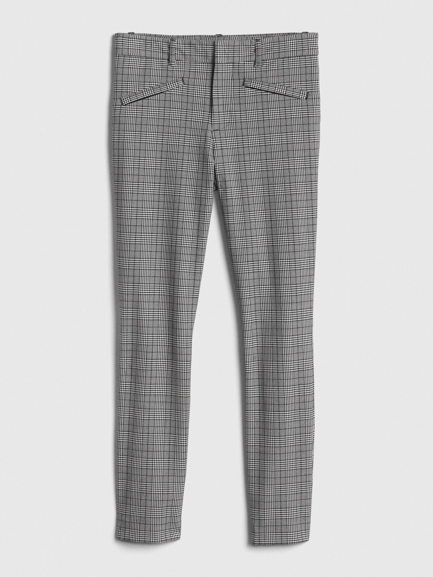 gap plaid skinny ankle pants