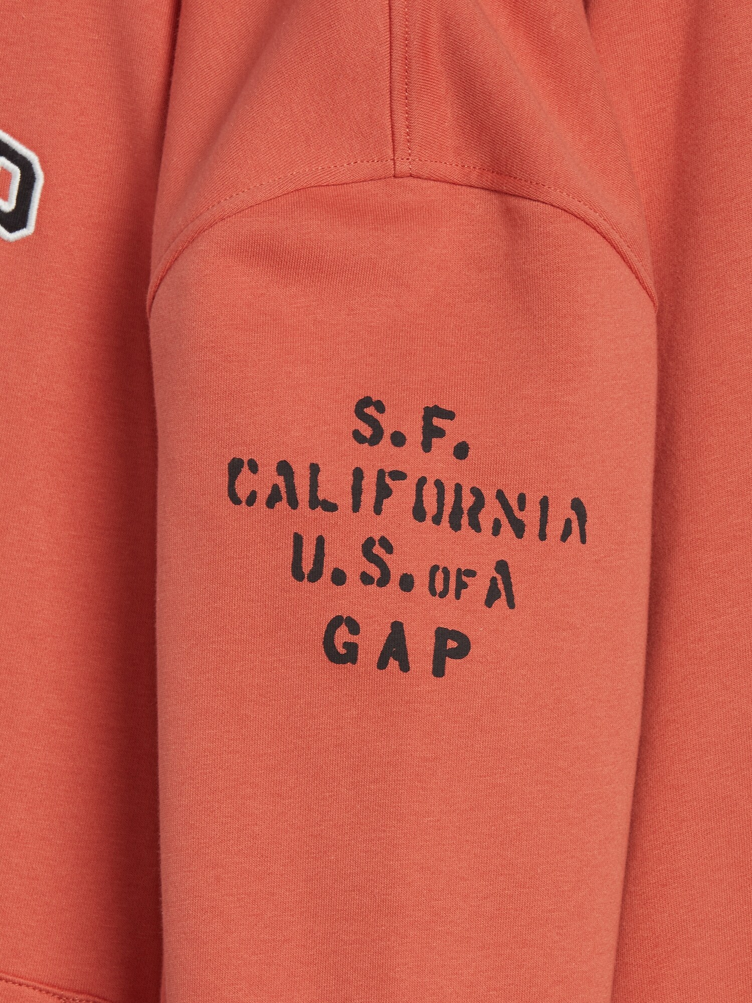 gap hoodie orange