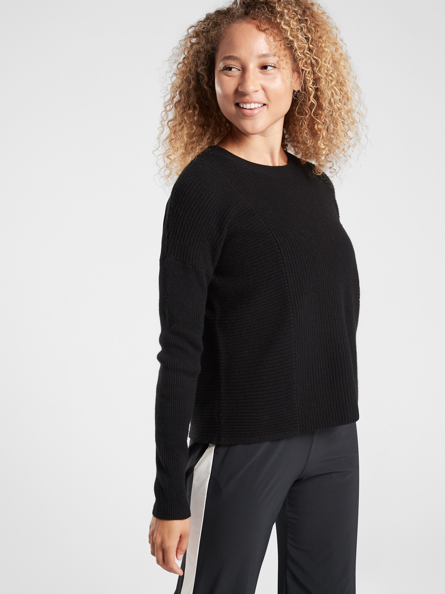 athleta turin wool cashmere sweater