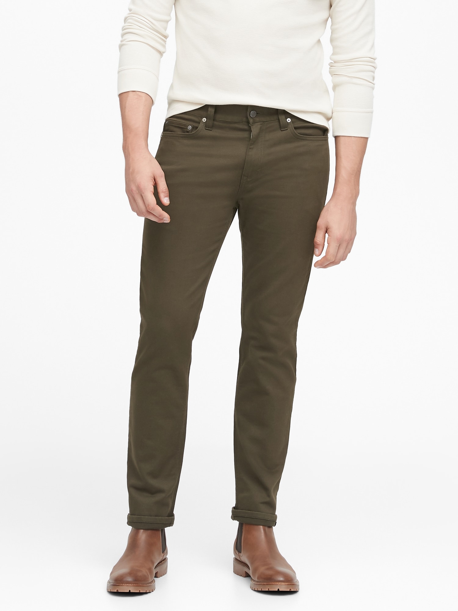 banana republic slim traveler pant