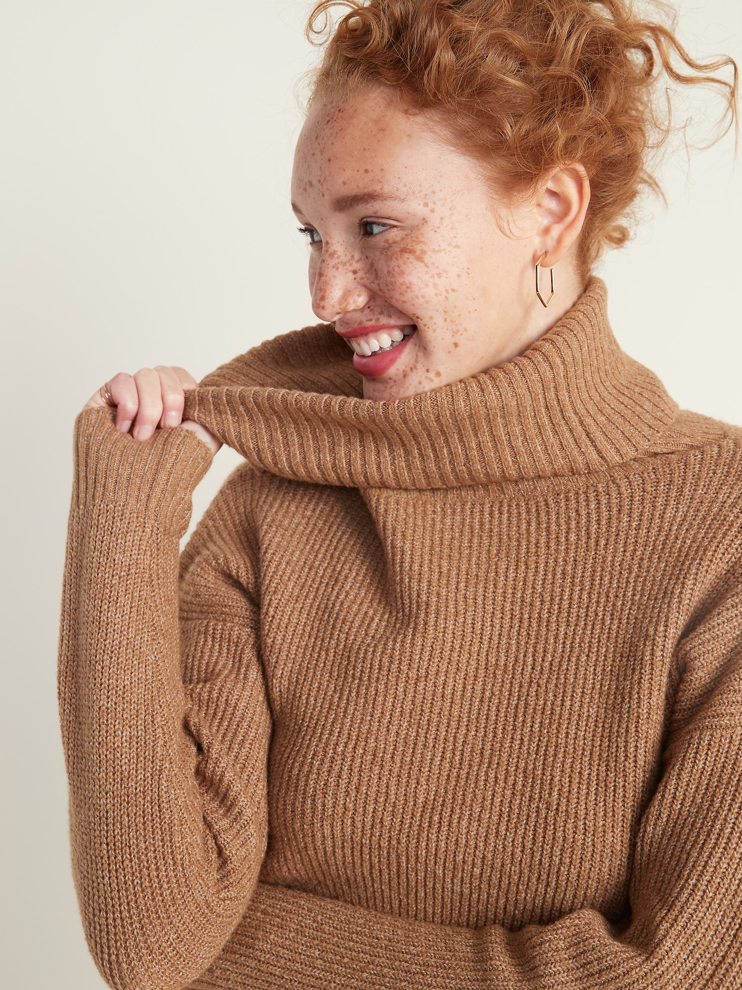 gap shaker stitch turtleneck sweater