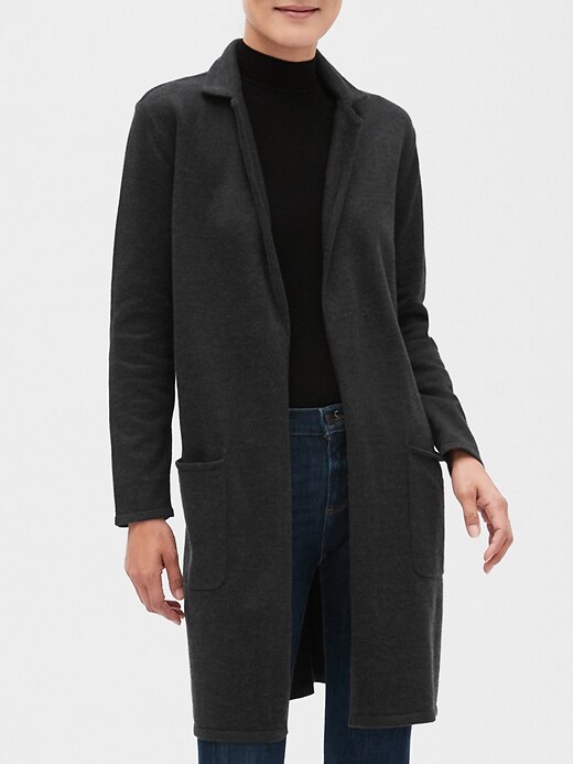 banana republic sweater coat