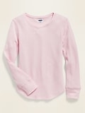 Thermal-Knit Long-Sleeve for Girls  ON
