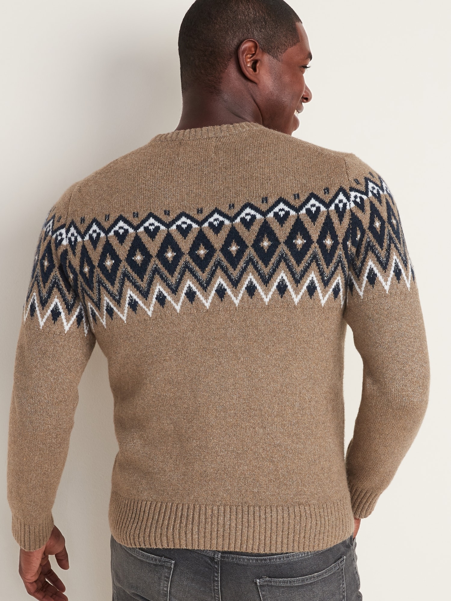 gap fair isle sweater