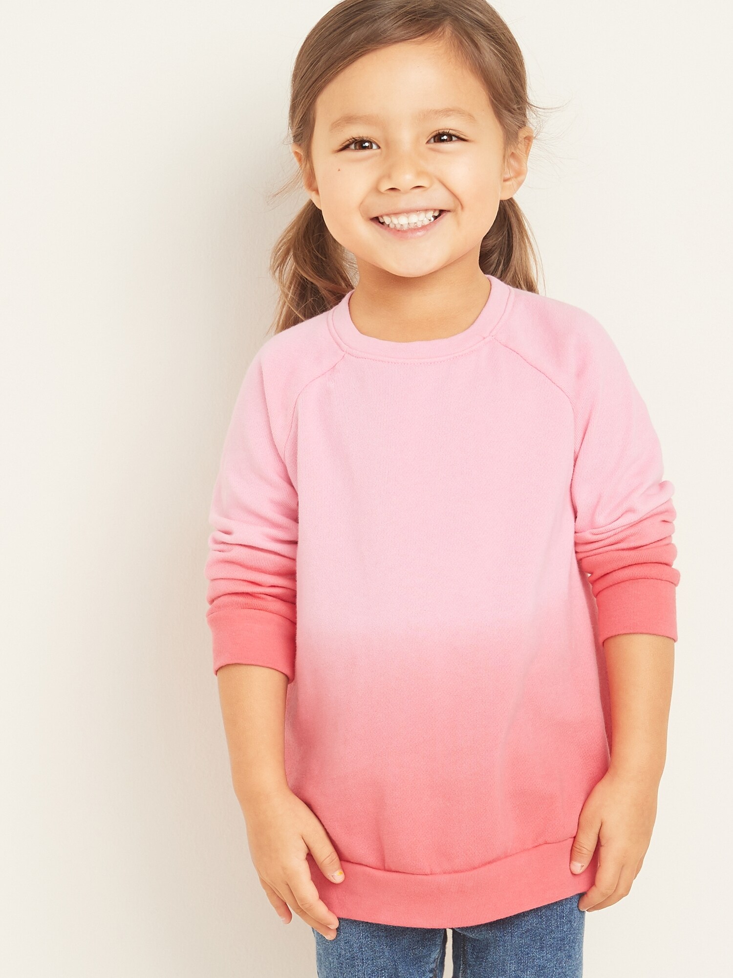 girls tunic sweatshirt