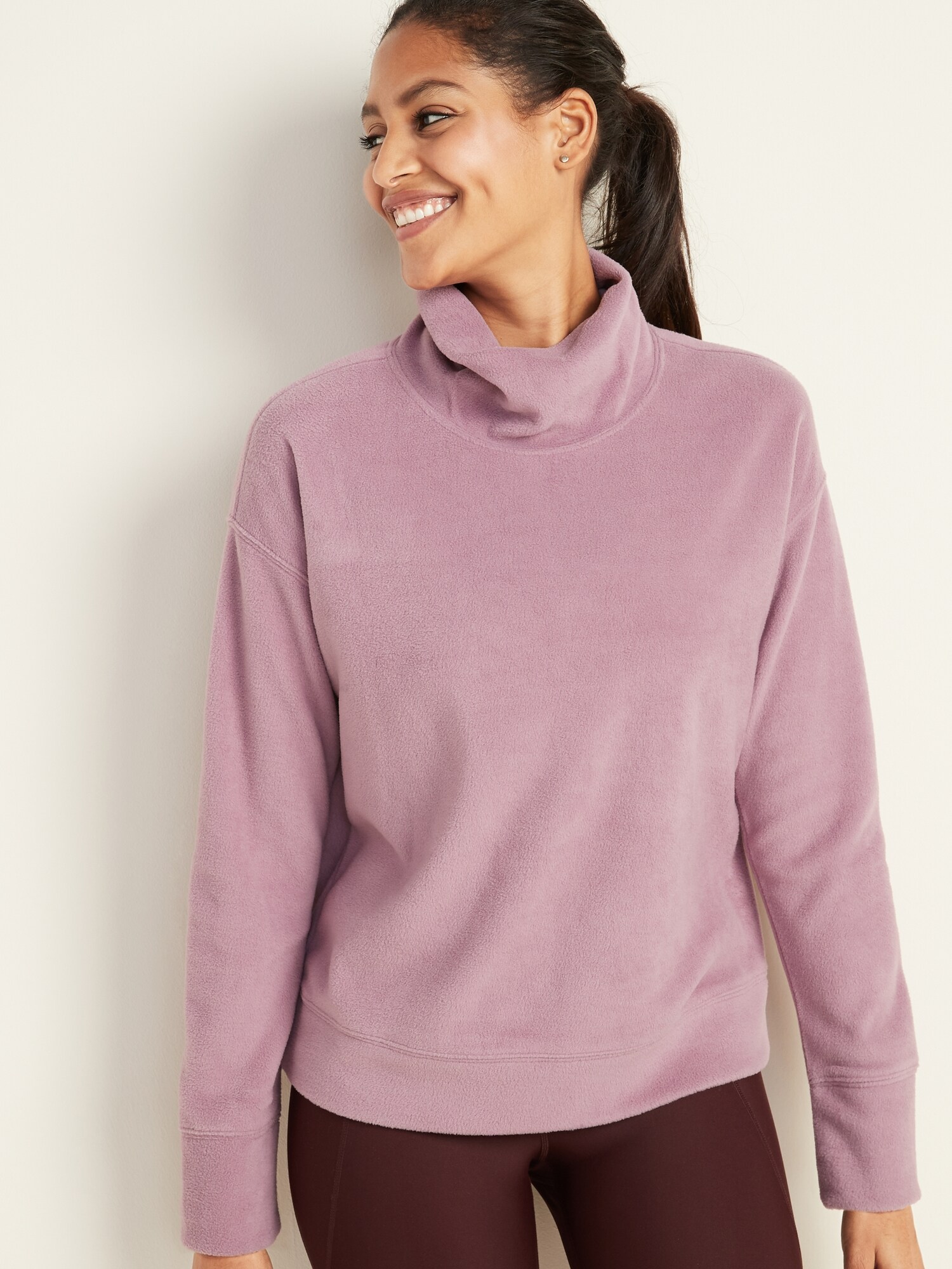 old navy women's fleece pullover