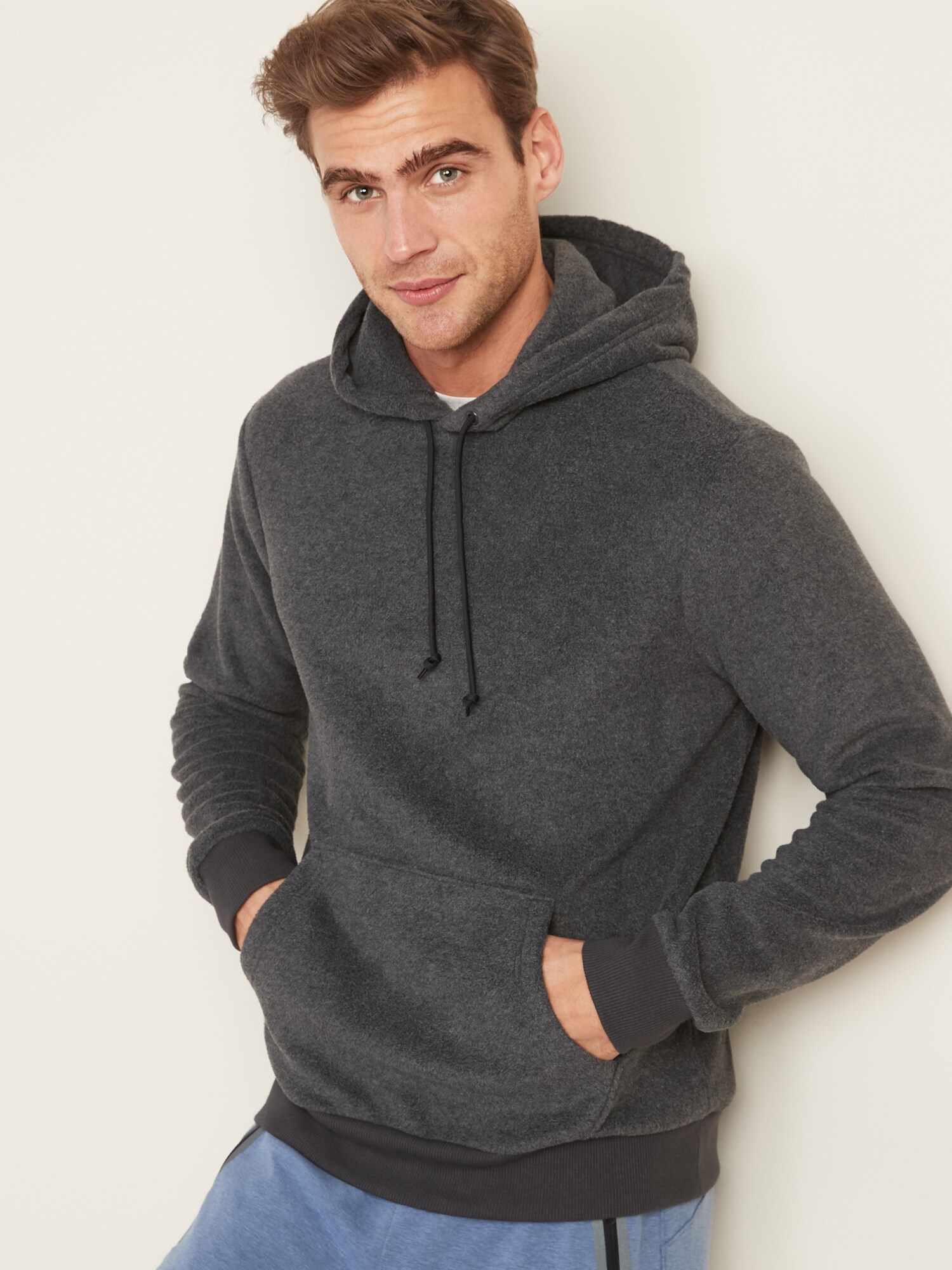 old navy men's fleece pullover