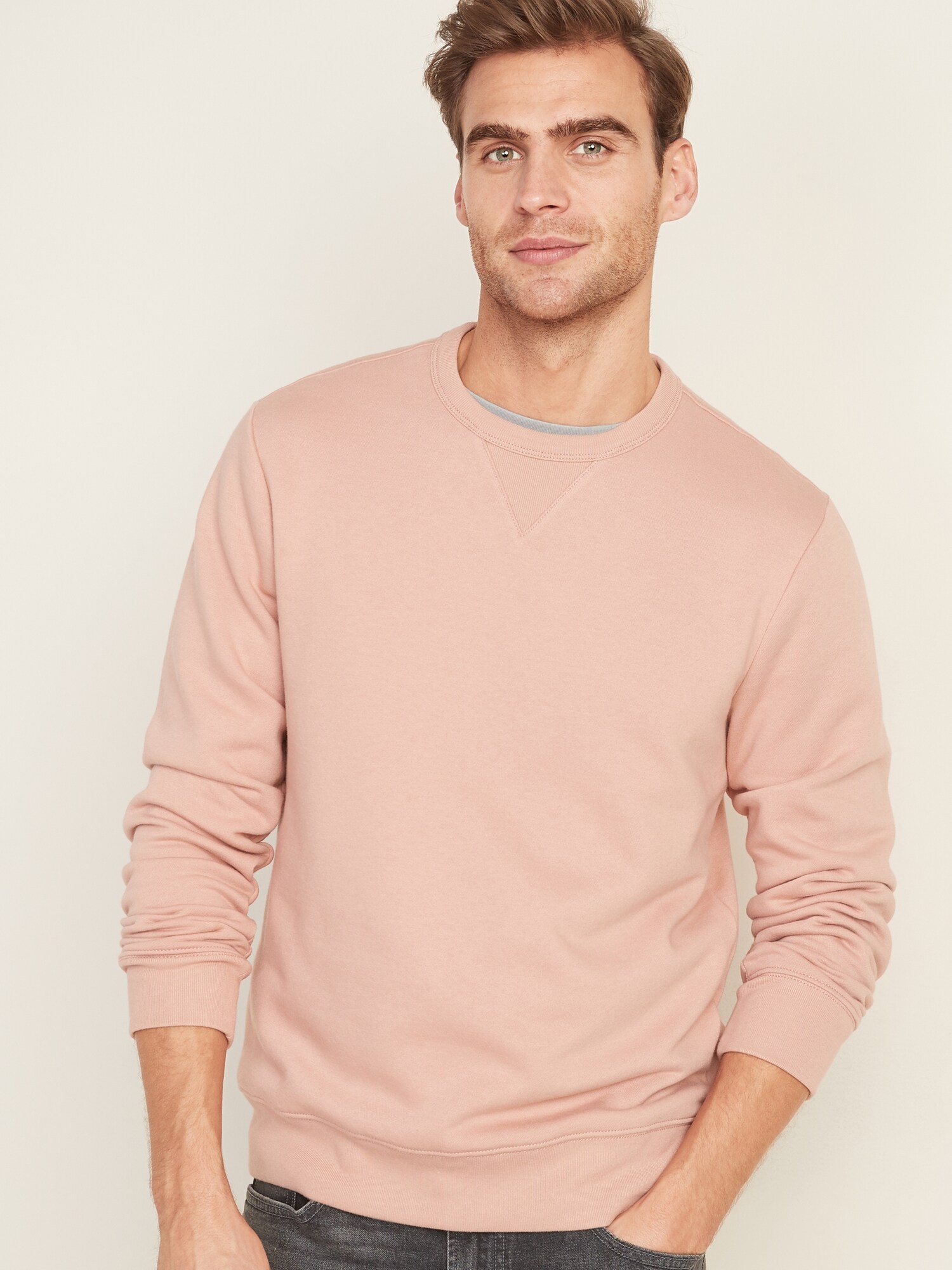 old navy mens crew neck sweatshirts