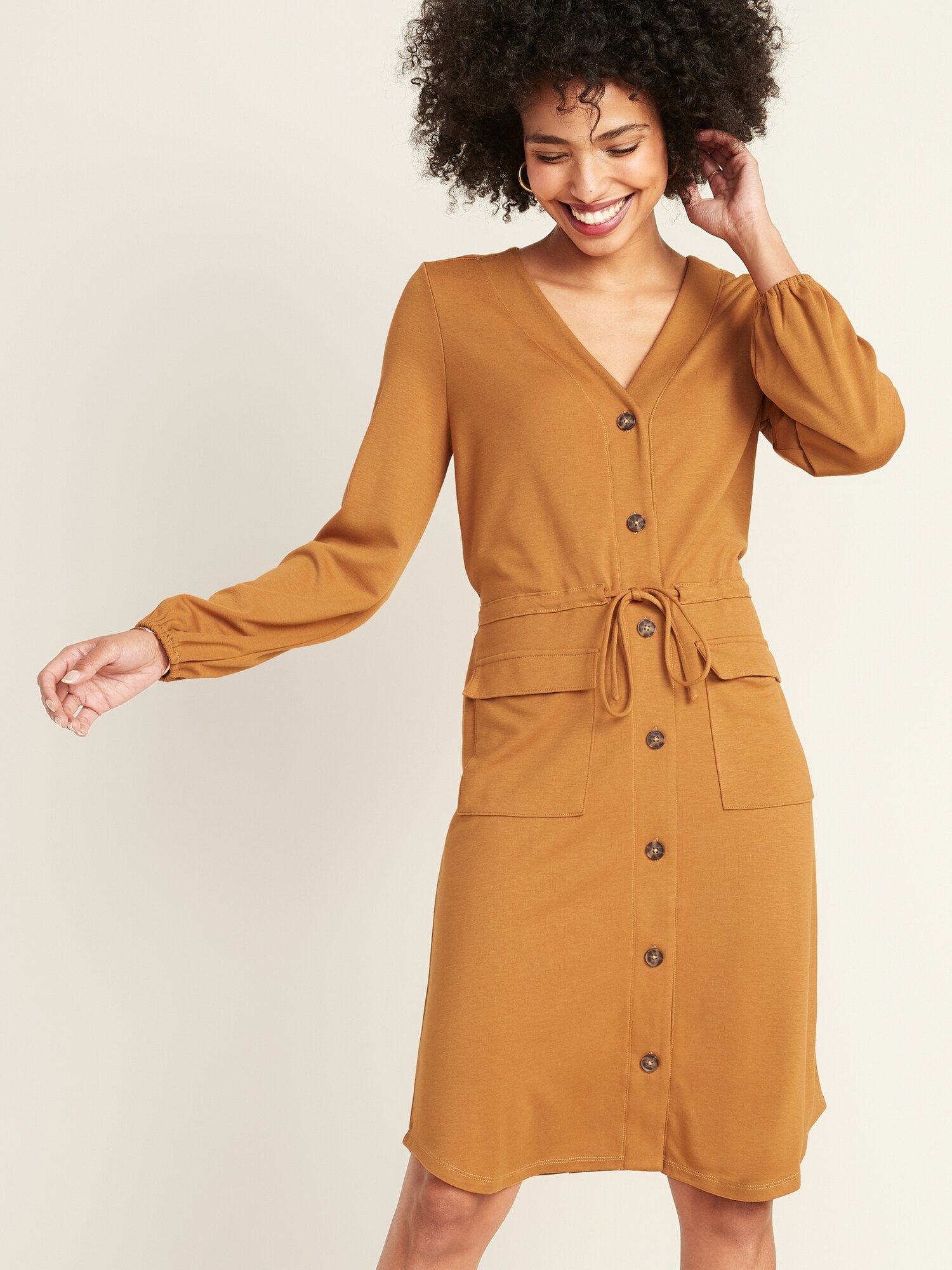 navy utility dress