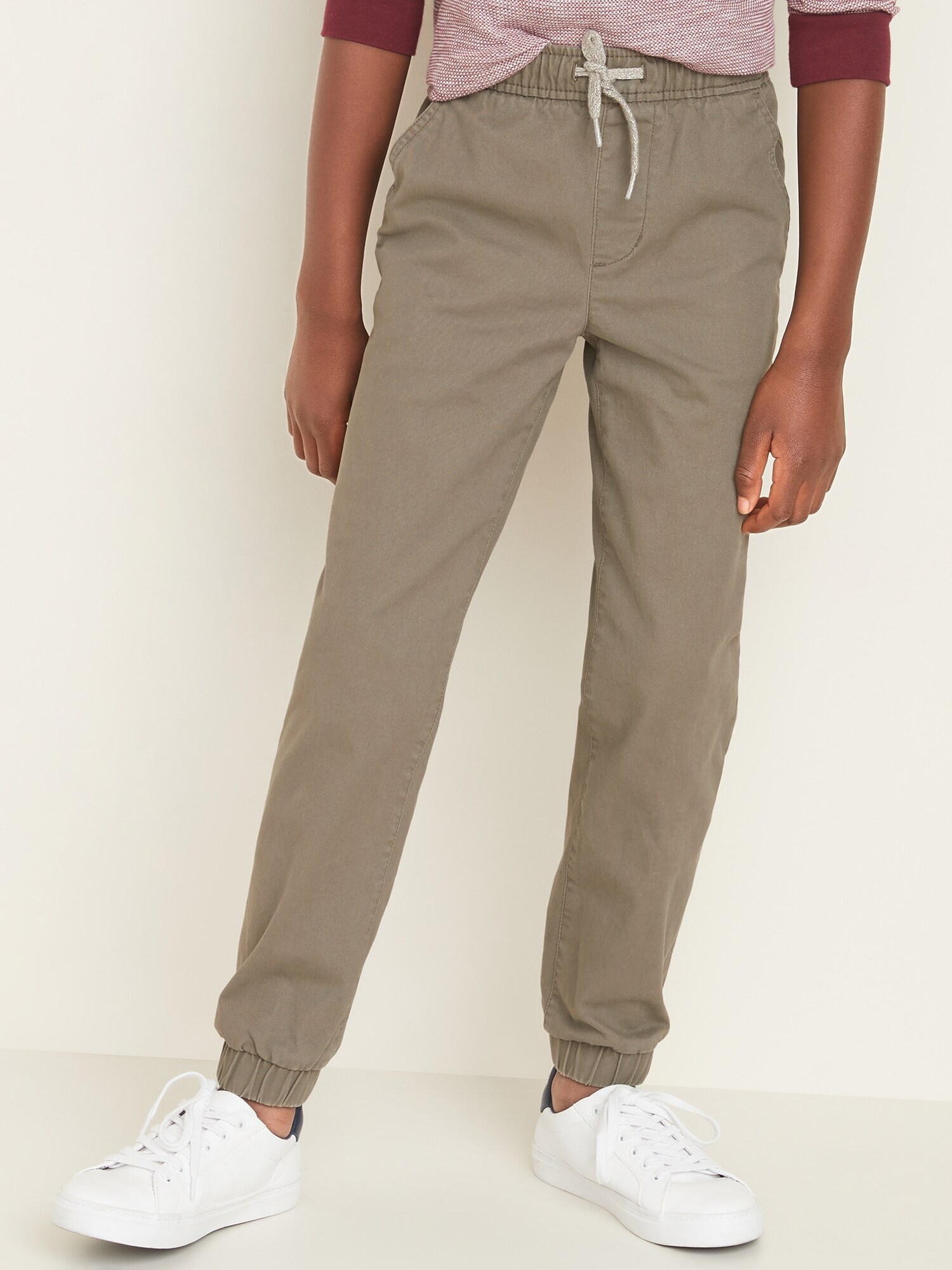 built in flex twill joggers old navy