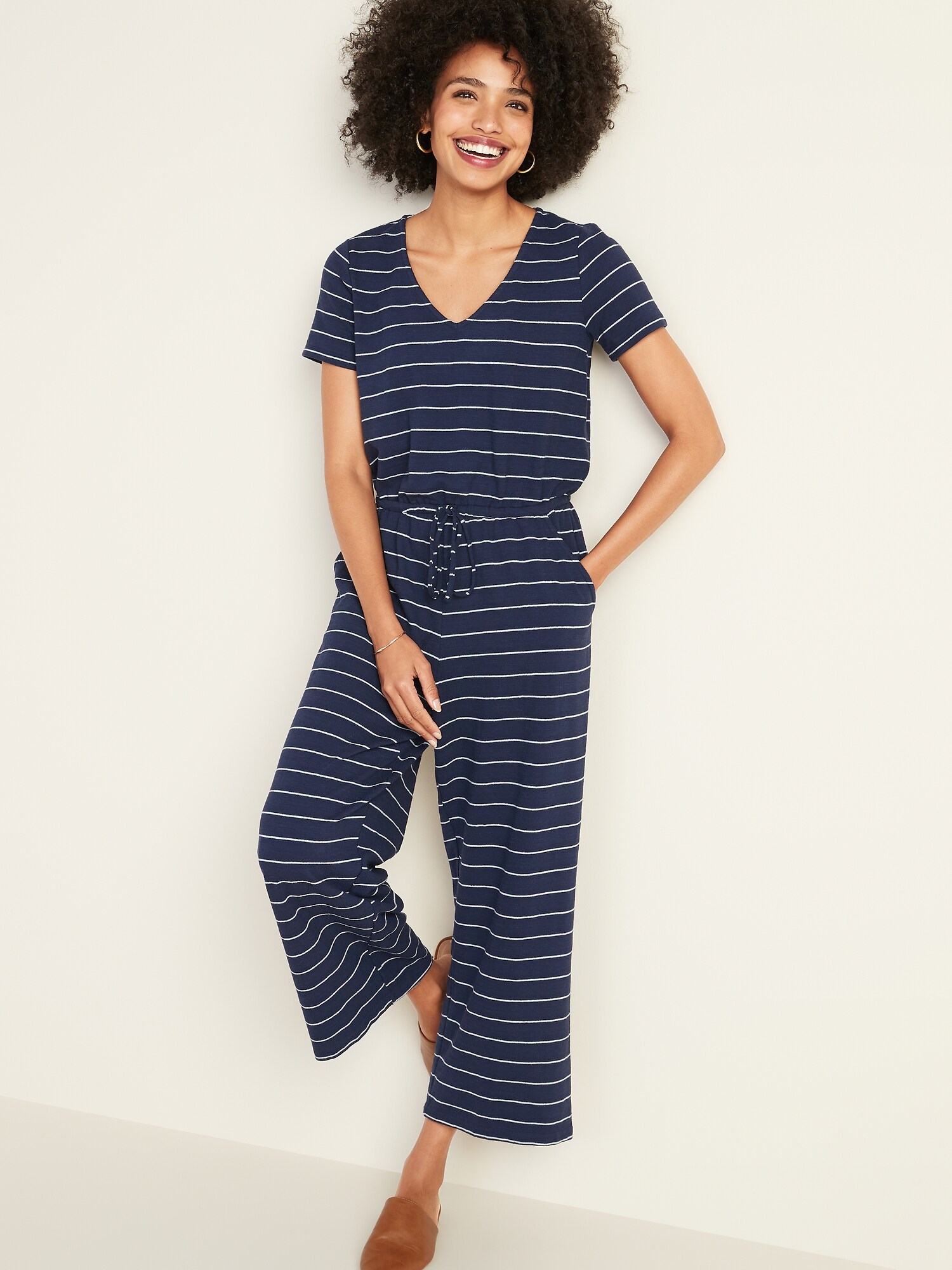 old navy striped jumpsuit