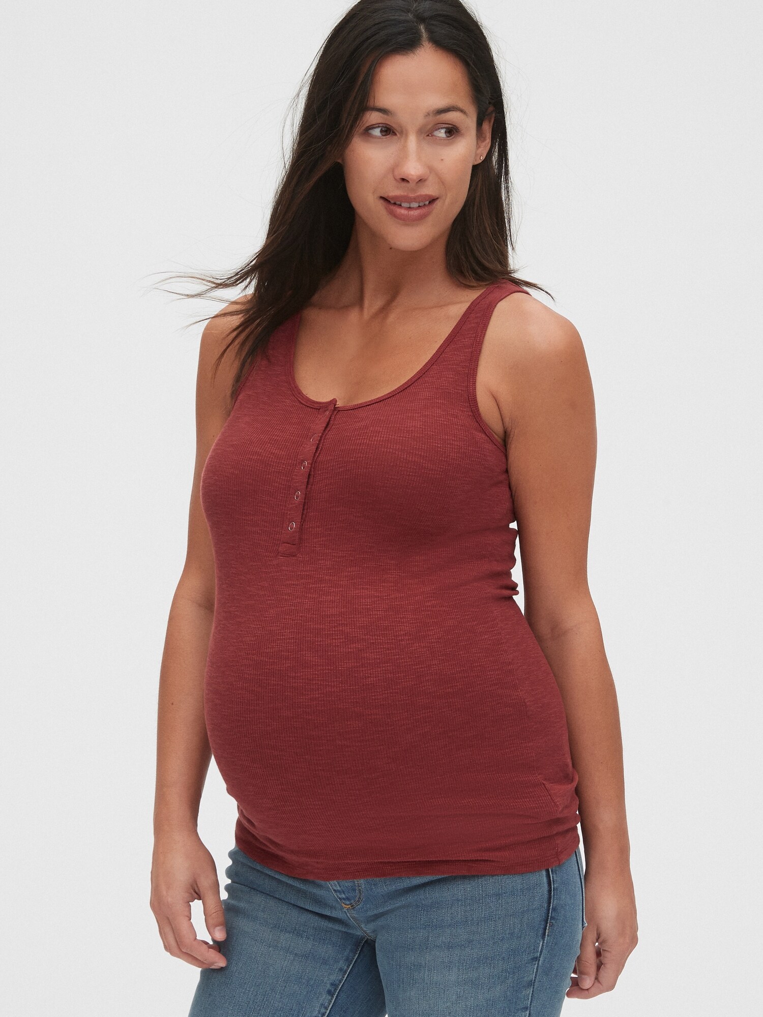 gap maternity tank tops