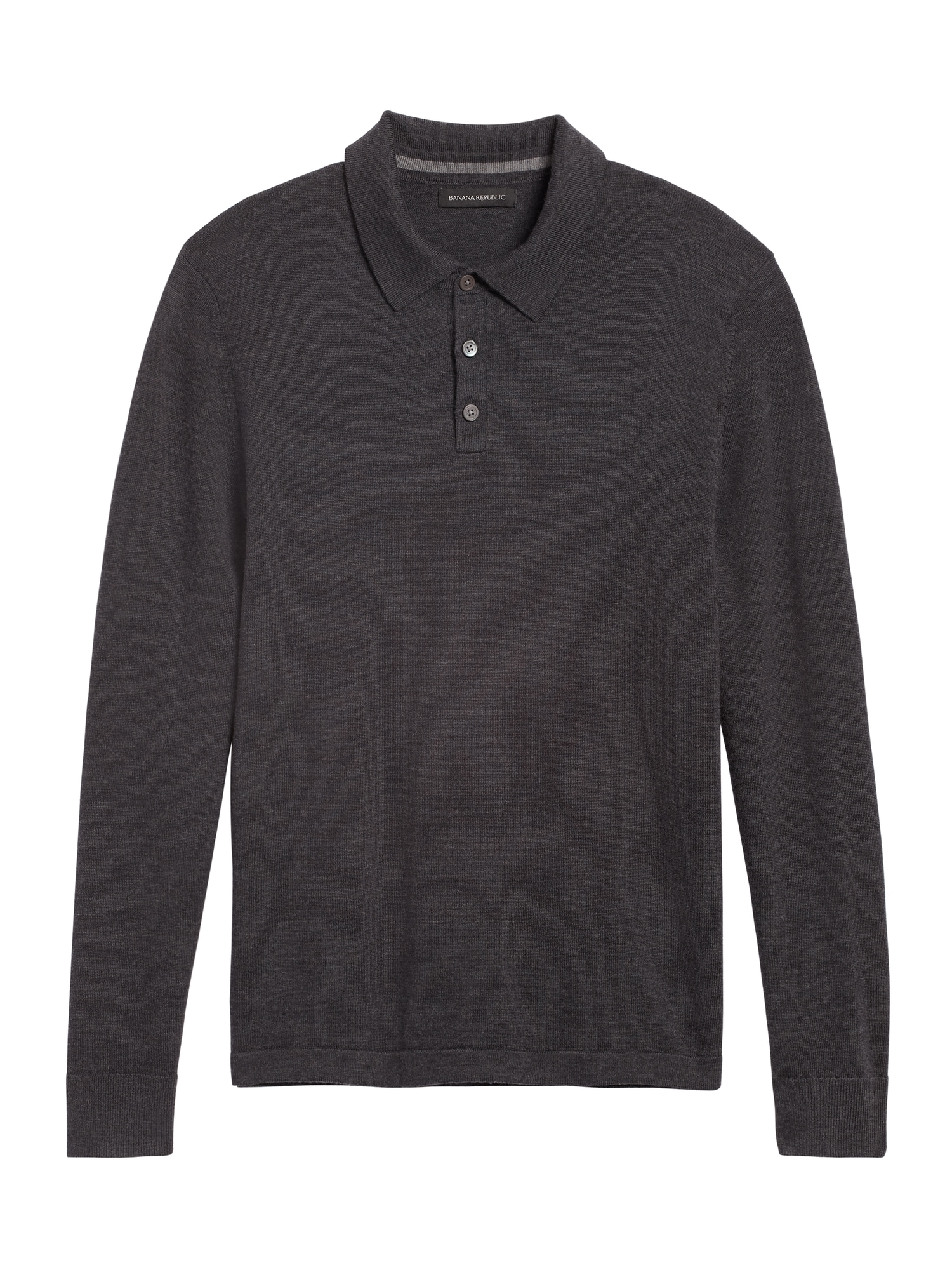 banana republic long sleeve polo