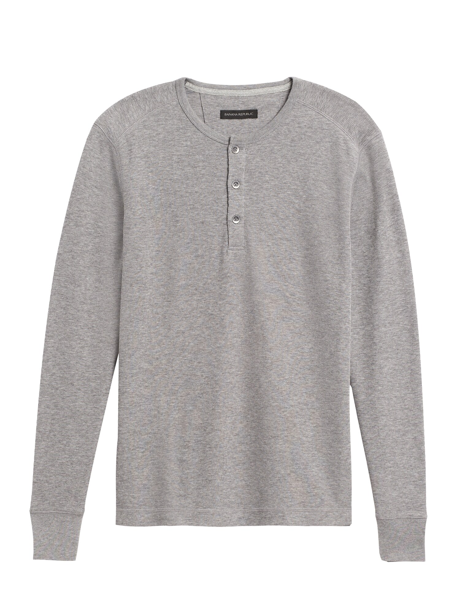 gap waffle henley